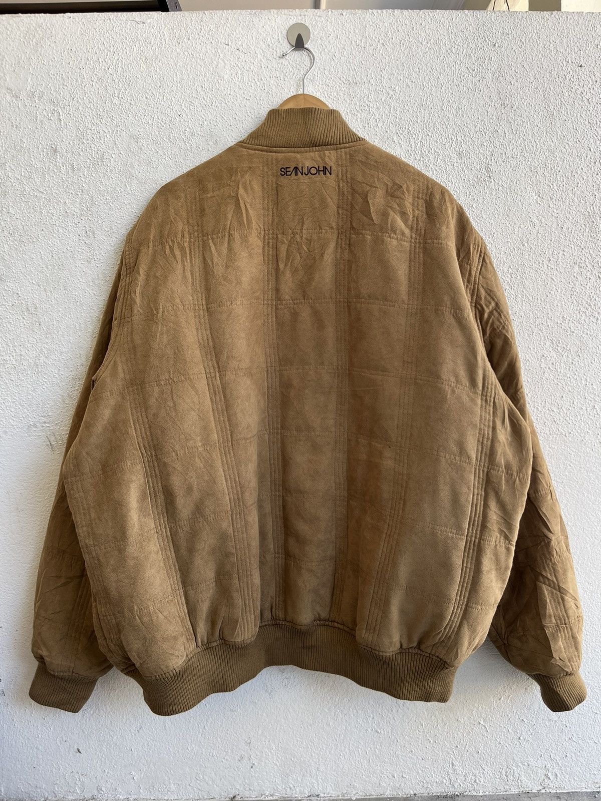 Sean John Sean John Bomber Jacket SpellOut Brown Size US XXL / EU 58 / 5 - 2 Thumbnail