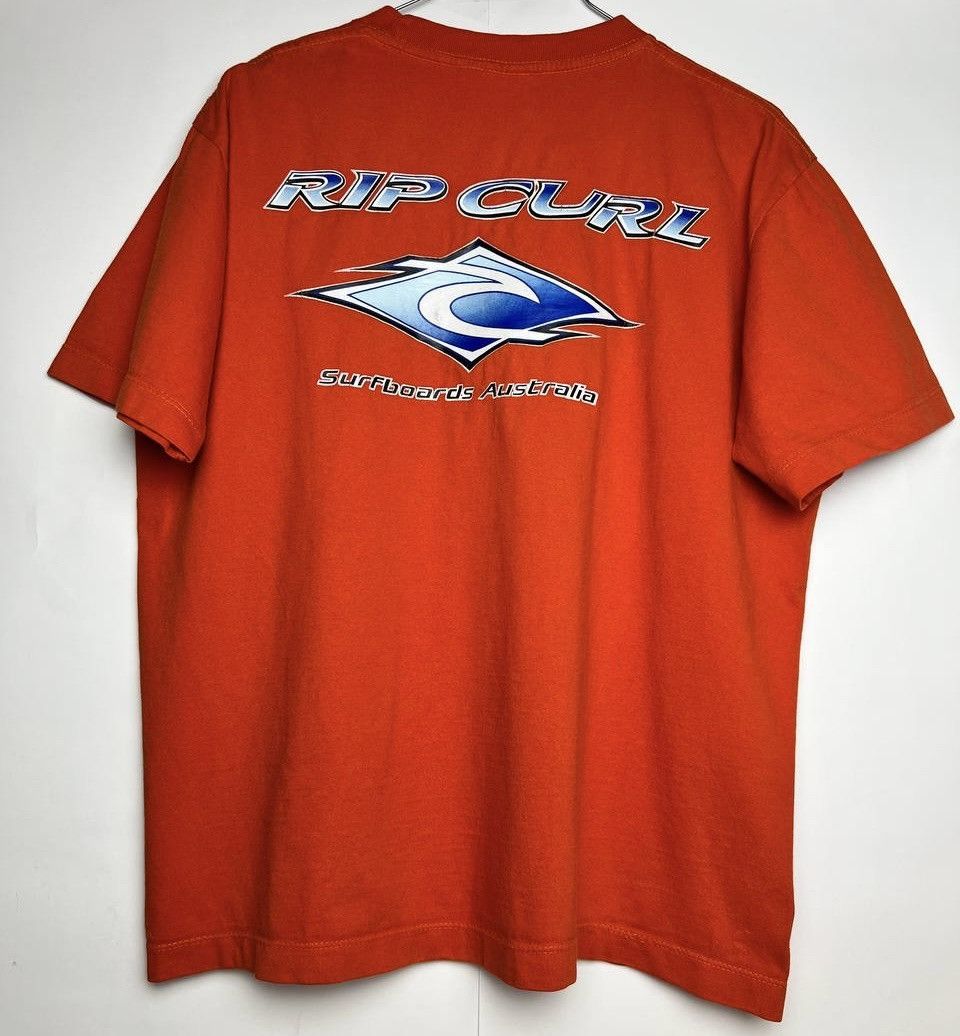 Ripcurl 90s Vintage Rip Curl Surfing Australia Orange Rare T-Shirt Size US L / EU 52-54 / 3 - 12 Thumbnail