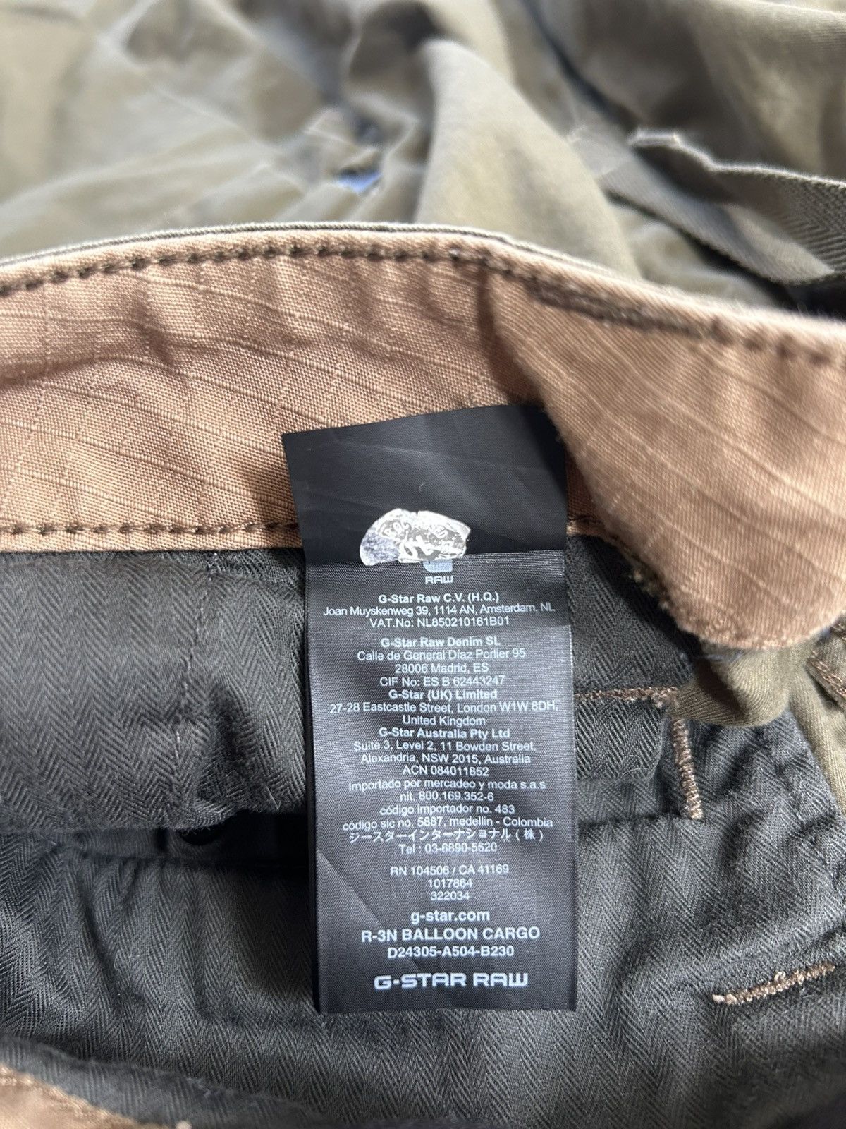 G-Star G Star R-3N Balloon Cargo Pants Size US 34 / EU 50 - 15 Thumbnail