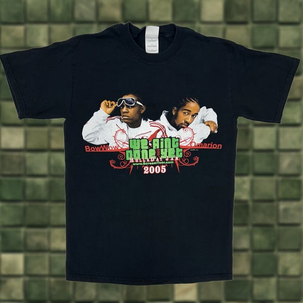 Vintage VINTAGE 2005 Bow Wow Omarion We Ain't Done Yet T-Shirt Music Tour Small Black Size US S / EU 44-46 / 1 - 1 Thumbnail