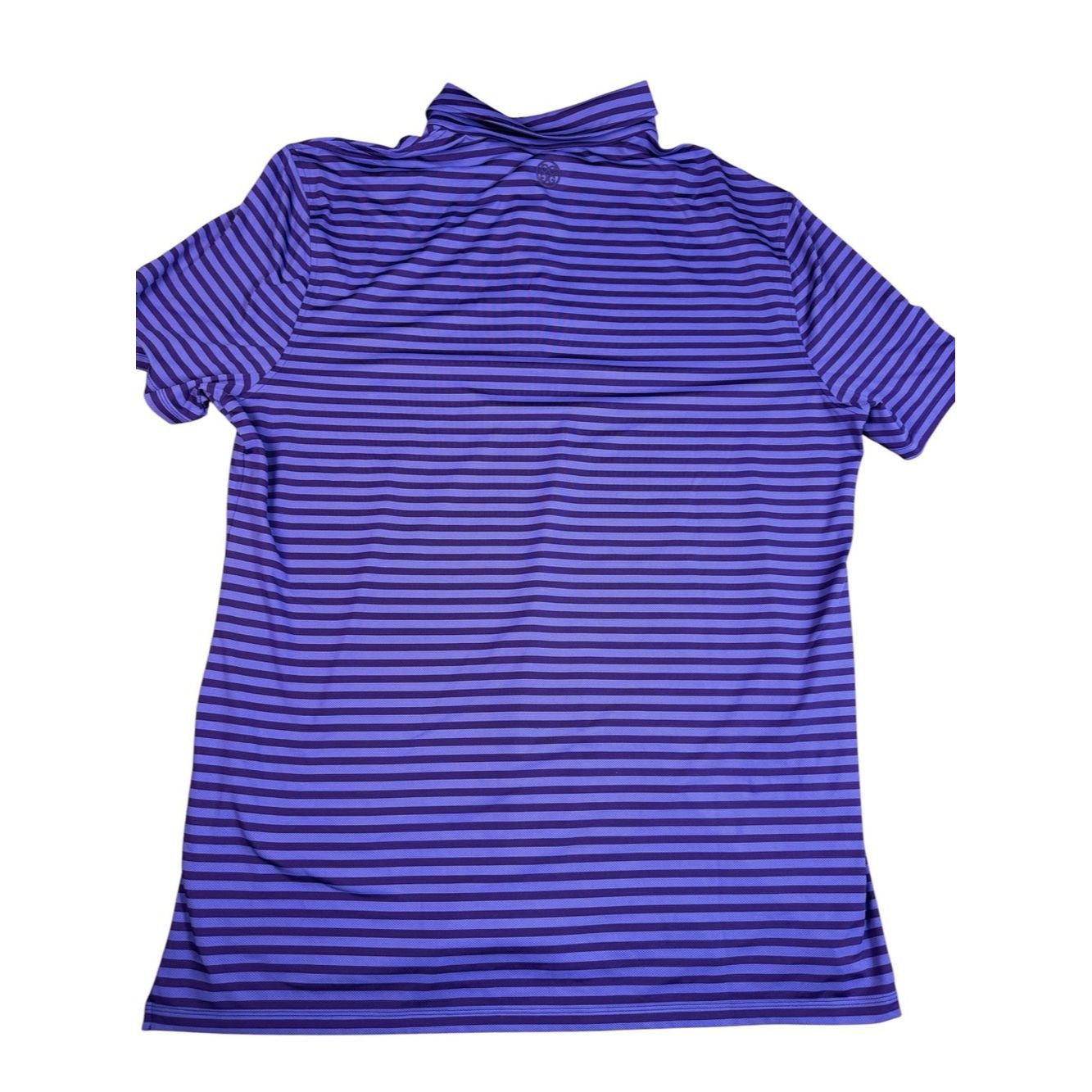 G/FORE G/FORE Midsummer Perforated Stripe Tech Jersey Polo Top Siz Size US XL / EU 56 / 4 - 4 Thumbnail