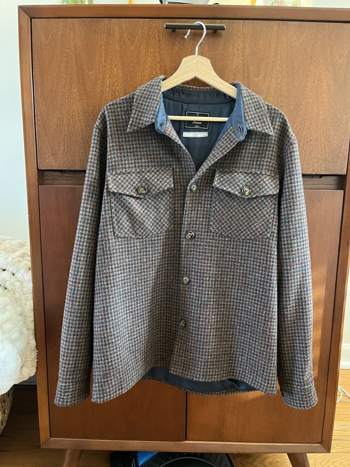 Portuguese Flannel Portuguese Flannel Valle Overshirt - Ocean Size US L / EU 52-54 / 3 - 1 Thumbnail