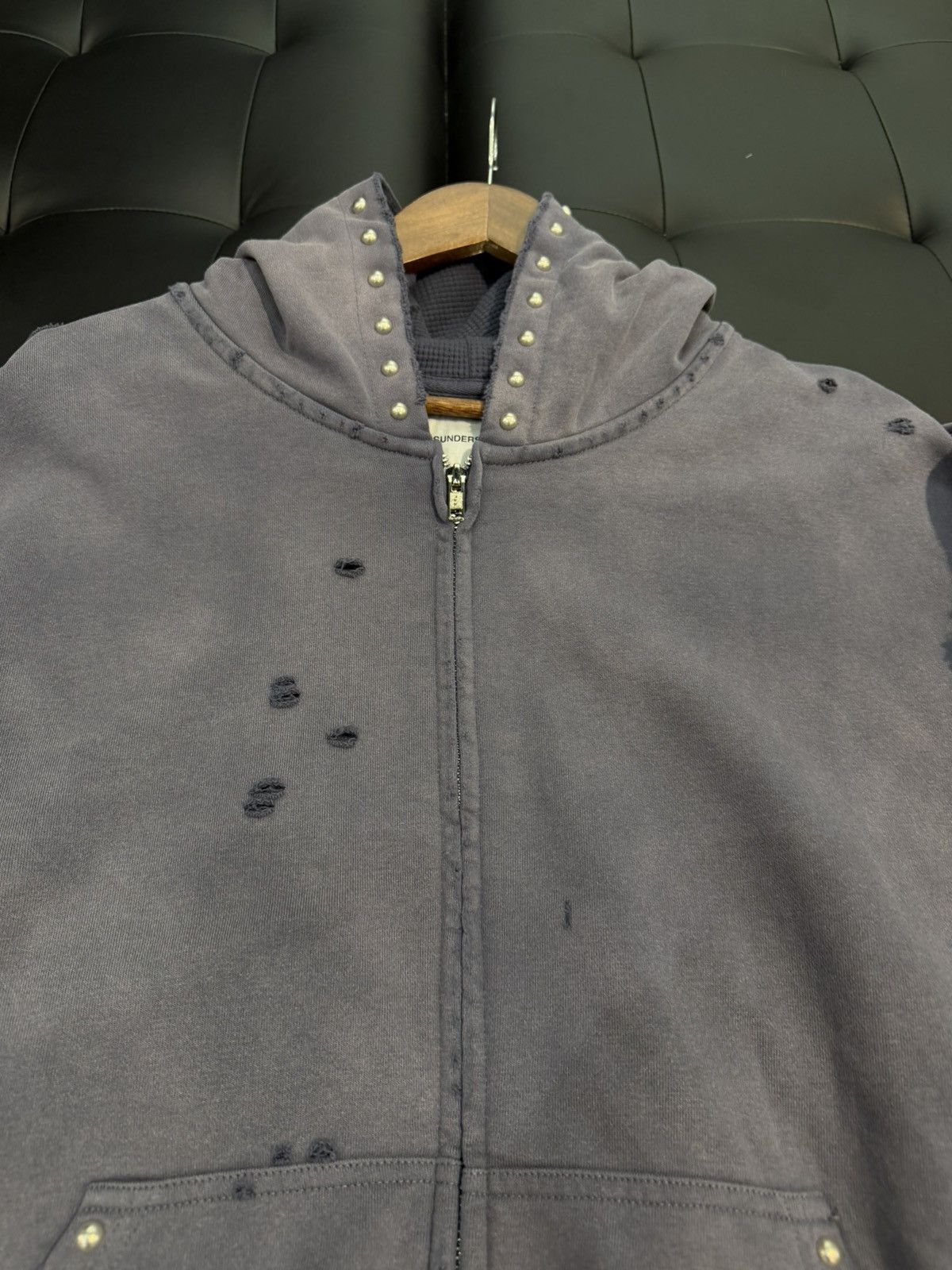 Misunderstood Size M - Misunderstood CICI Zip Up Washed Blue Size US M / EU 48-50 / 2 - 4 Thumbnail