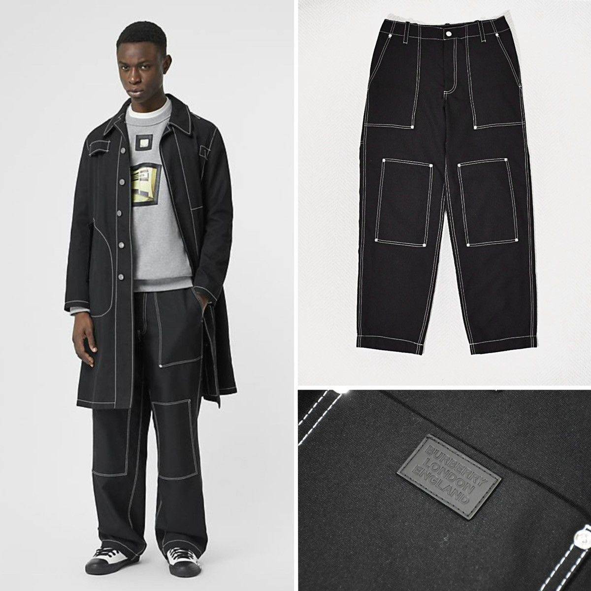 Burberry Burberry BBR bright thread slacks Size US 34 / EU 50 - 1 Thumbnail