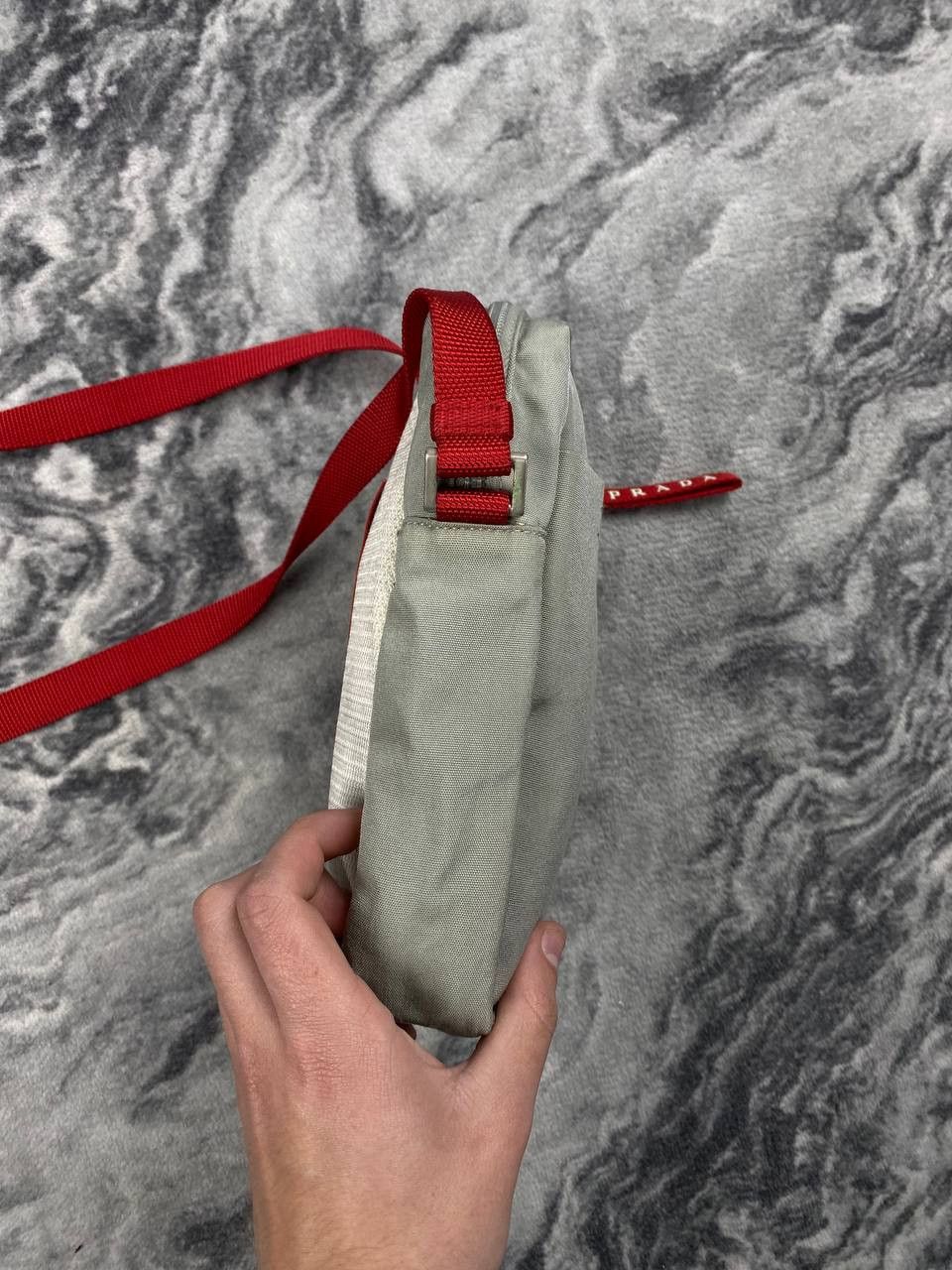Prada Prada Sport Linea Rossa Shoulder Bag White Size ONE SIZE - 7 Thumbnail