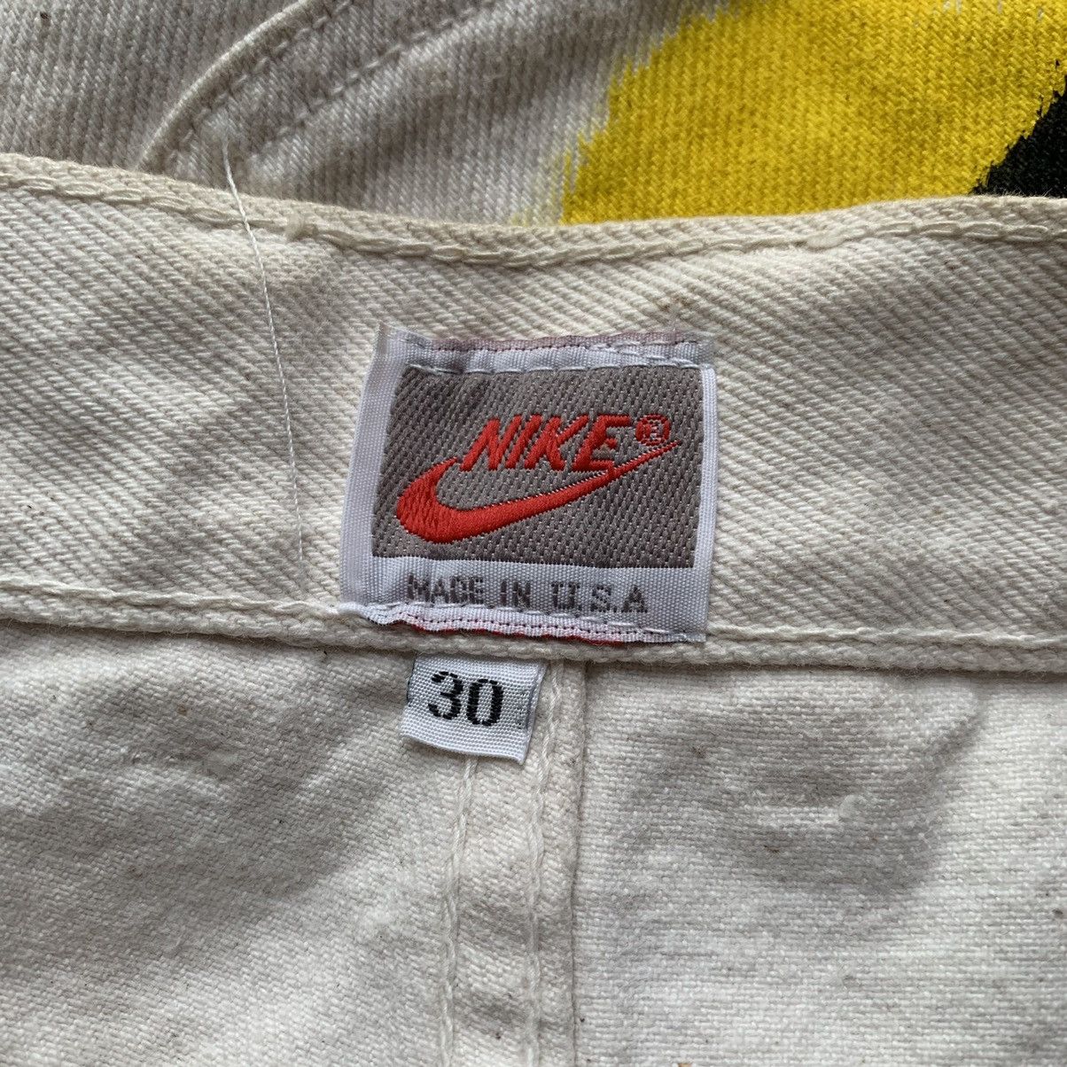 Nike × Vintage Nike Custom Painted Smile Short Carpenter Pants Size US 30 / EU 46 - 7 Thumbnail
