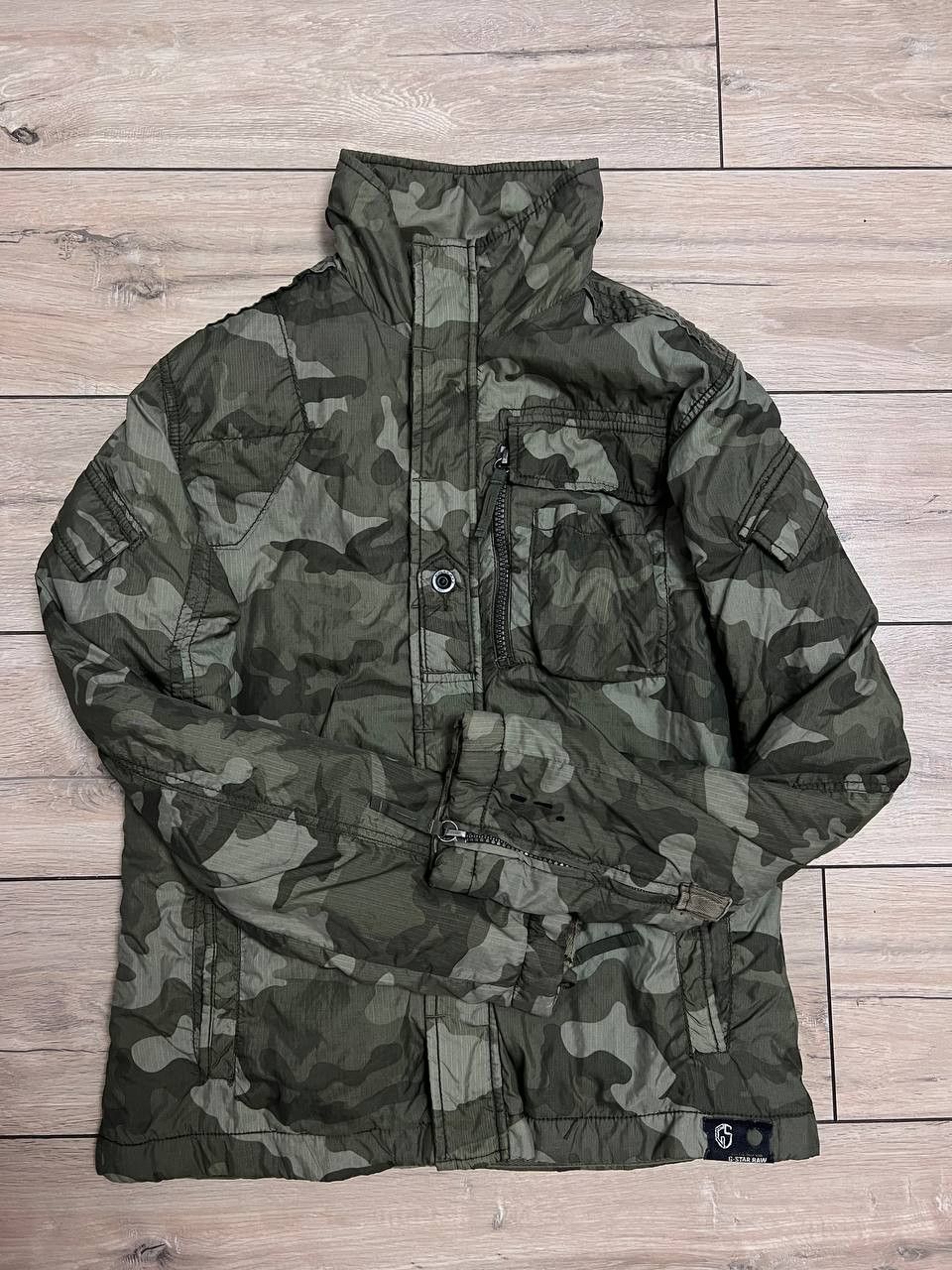 G-Star G-Star RAW Vintage Camo Military Khaki Insulated Jacket XL Size US XL / EU 56 / 4 - 4 Thumbnail