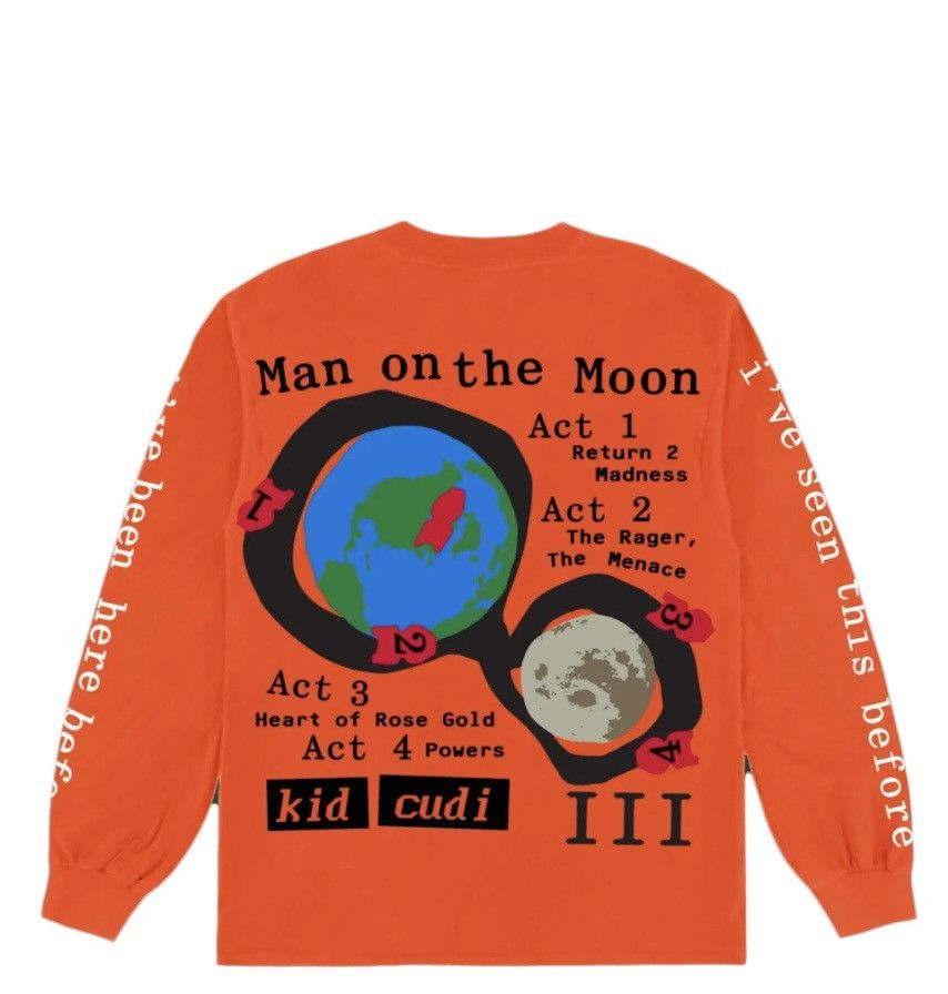 Kid Cudi Kid Cudi Man On The Moon Puff Print Size US M / EU 48-50 / 2 - 2 Thumbnail