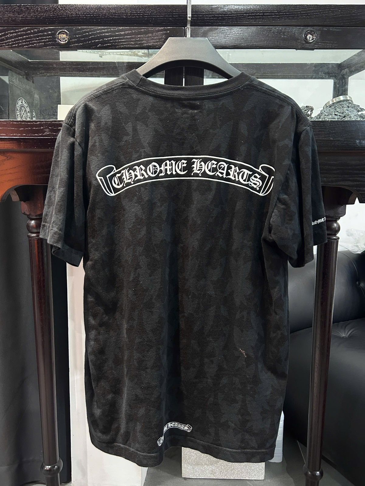 Chrome Hearts Chrome Hearts Crosses All Over Horseshoe T-Shirt Size US M / EU 48-50 / 2 - 2 Thumbnail
