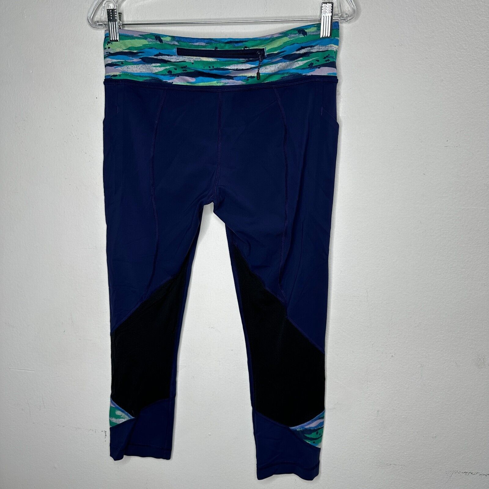 Lululemon Lululemon Pace Rival Hero Blue Seven Wonders Crop Legging 8 Size 30" / US 8 / IT 44 - 5 Thumbnail