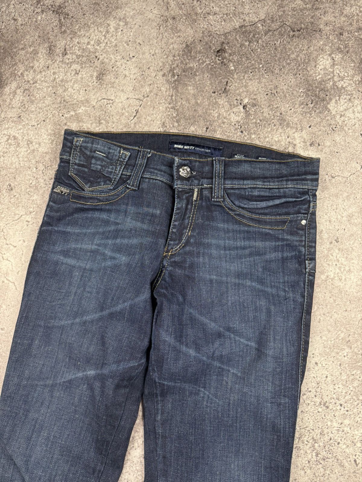 Miss Sixty Vintage Miss Sixty Jeans Flared Distressed 00s Low Rice Size 28" / US 6 / IT 42 - 2 Thumbnail