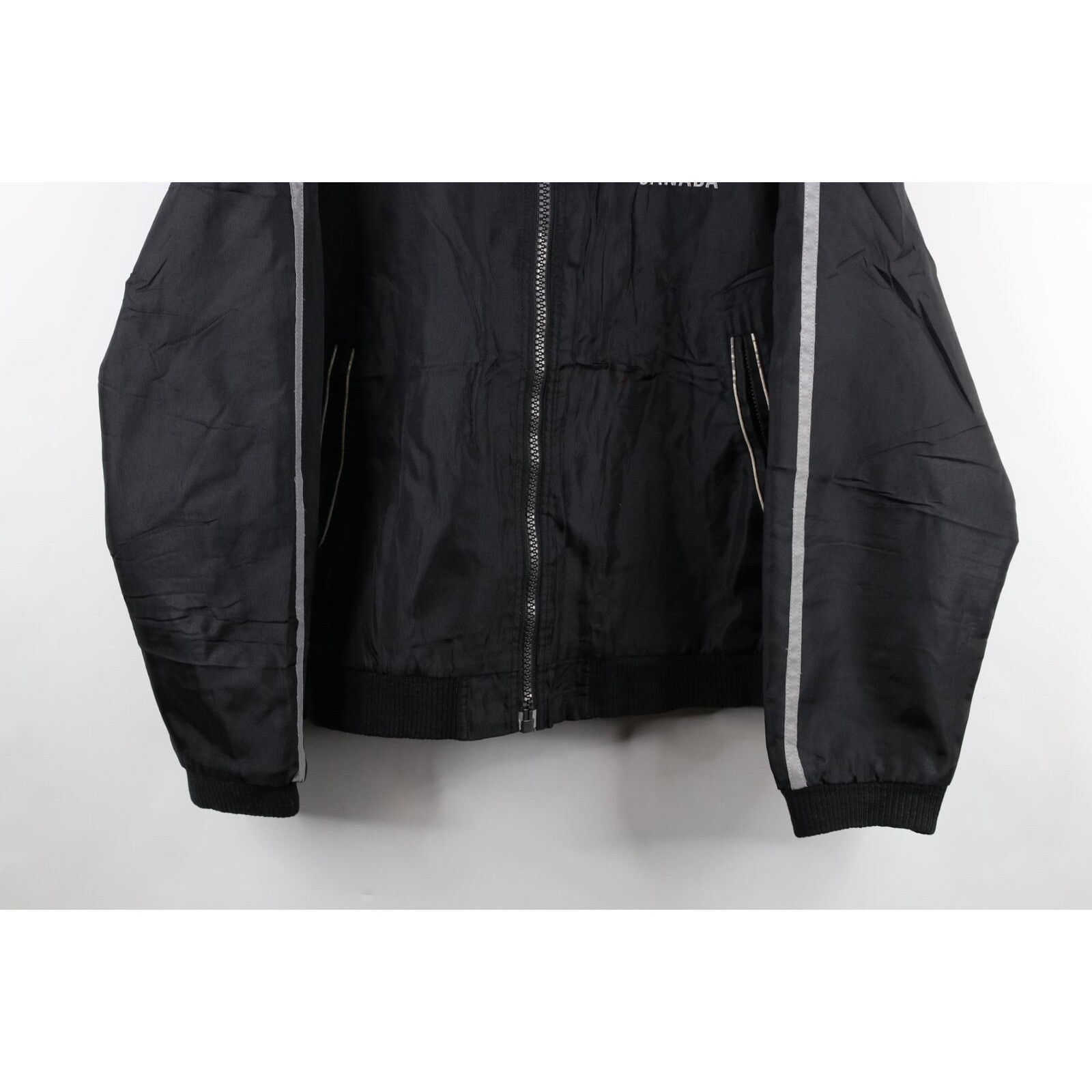 Harley Davidson × Vintage Vintage Harley Davidson Canada Quilted Bomber Jacket 3XL Size US XXL / EU 58 / 5 - 3 Thumbnail