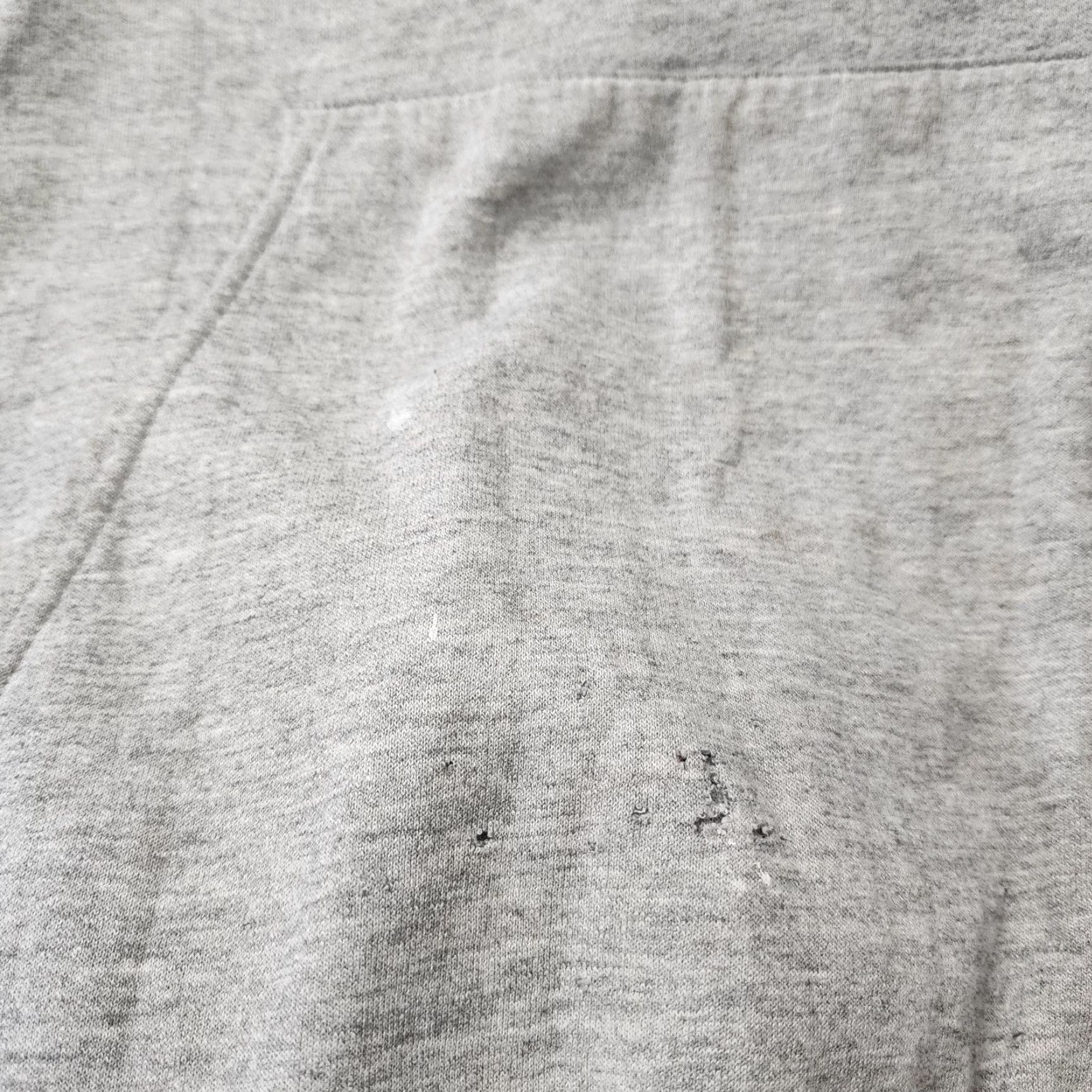 Hanes VINTAGE Hanes Hoodie 2XL Mens Gray Distressed Thrashed Skater Pullover Blank Size US XXL / EU 58 / 5 - 3 Thumbnail