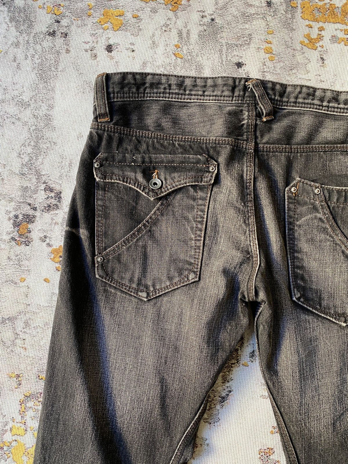 Tornado Mart Nico Club For Men NCFM Claws Mark Design Flare Denim Size US 34 / EU 50 - 19 Thumbnail