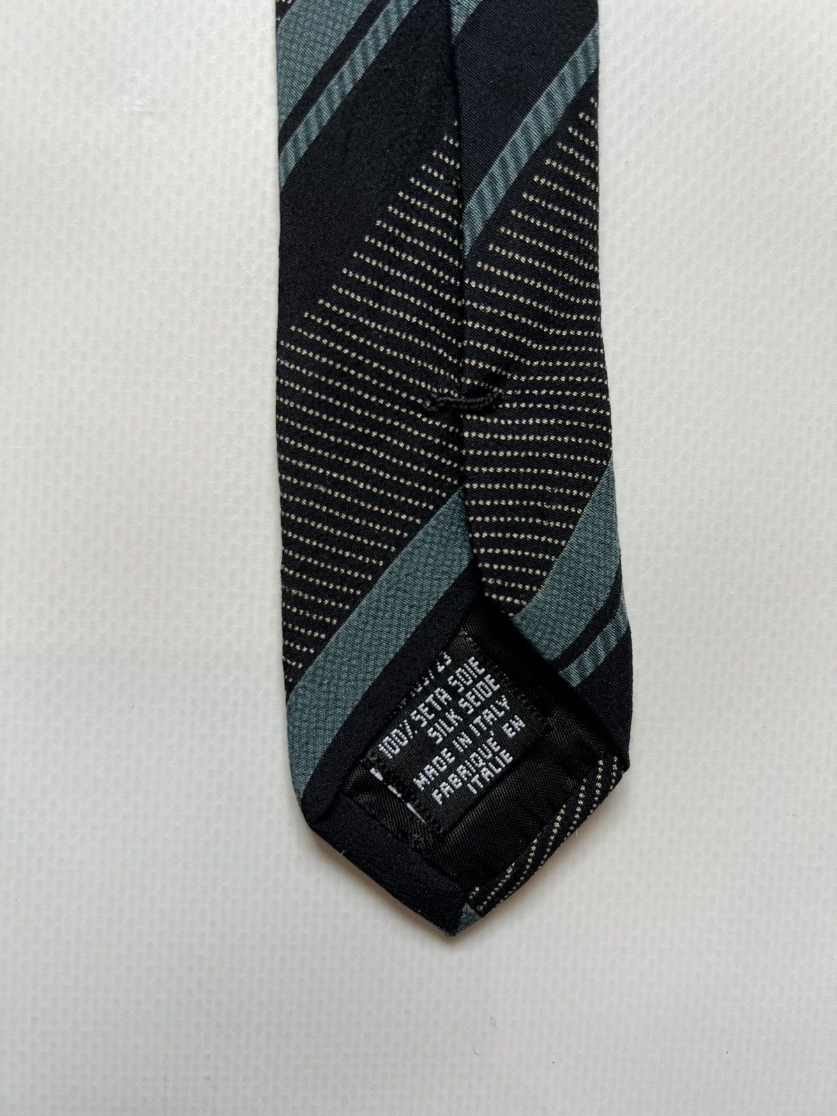 Giorgio Armani Giorgio Armani Silk Tie Gray Italy Size ONE SIZE - 4 Thumbnail