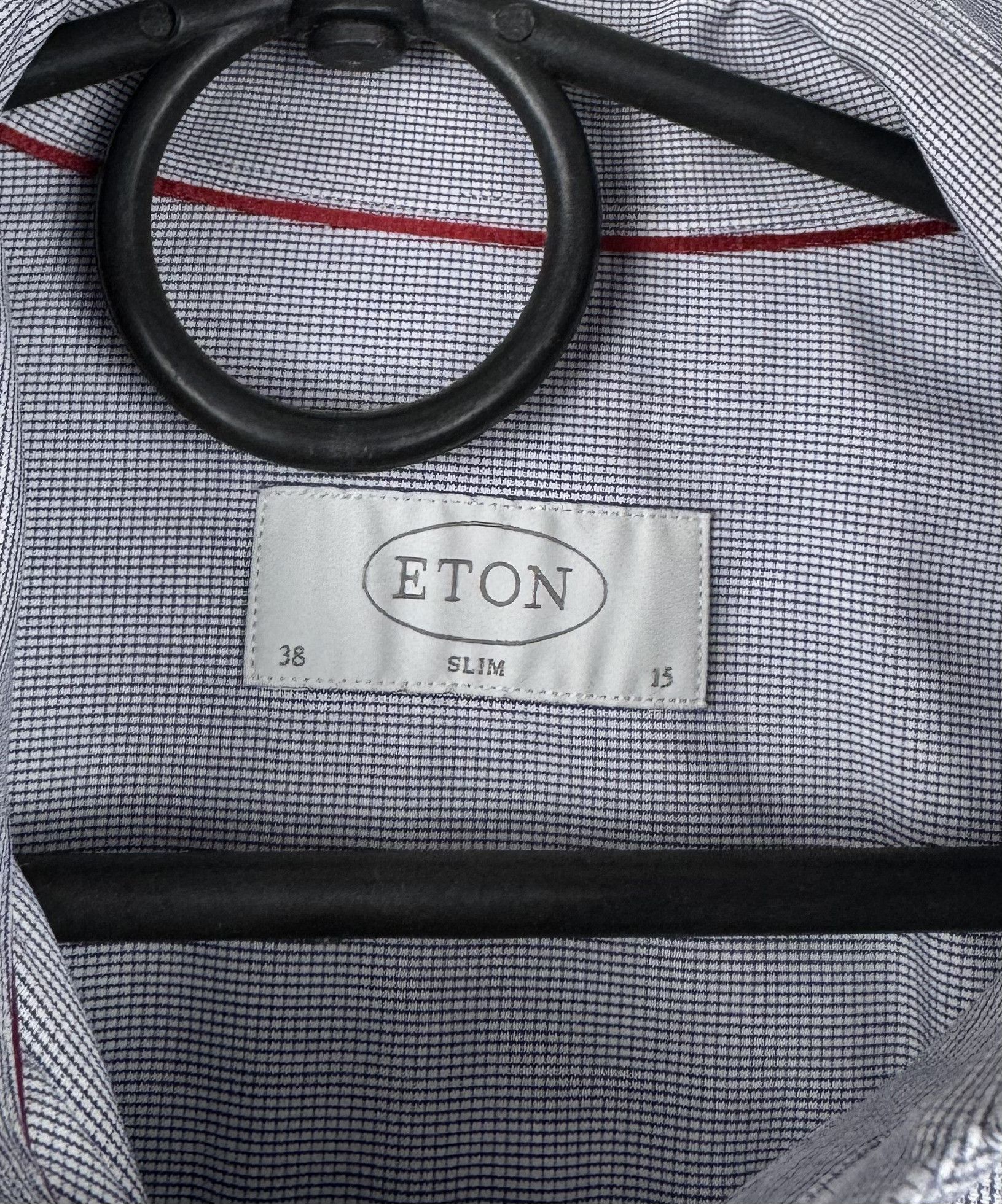 Eton Eton Blue Slim Fit Shirt Size 38 100% Cotton Size US M / EU 48-50 / 2 - 10 Thumbnail