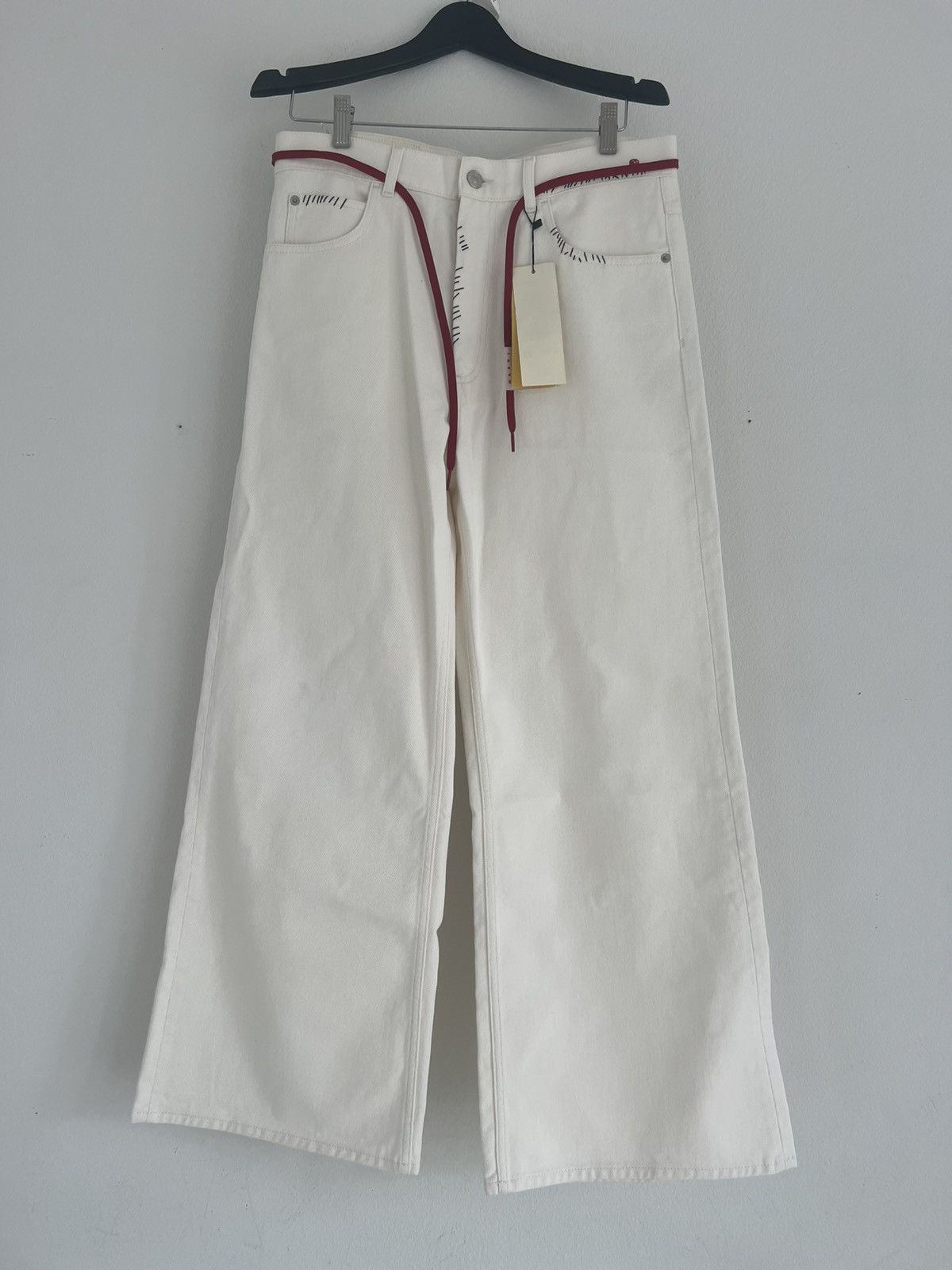 Marni Marni White Jeans Size US 32 / EU 48 - 1 Thumbnail