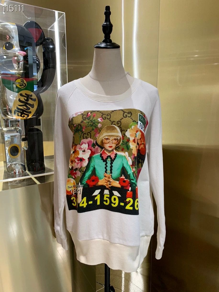 Gucci Gucci Classic Beauty Pattern Sweatshirt Size S / US 4 / IT 40 - 1 Thumbnail