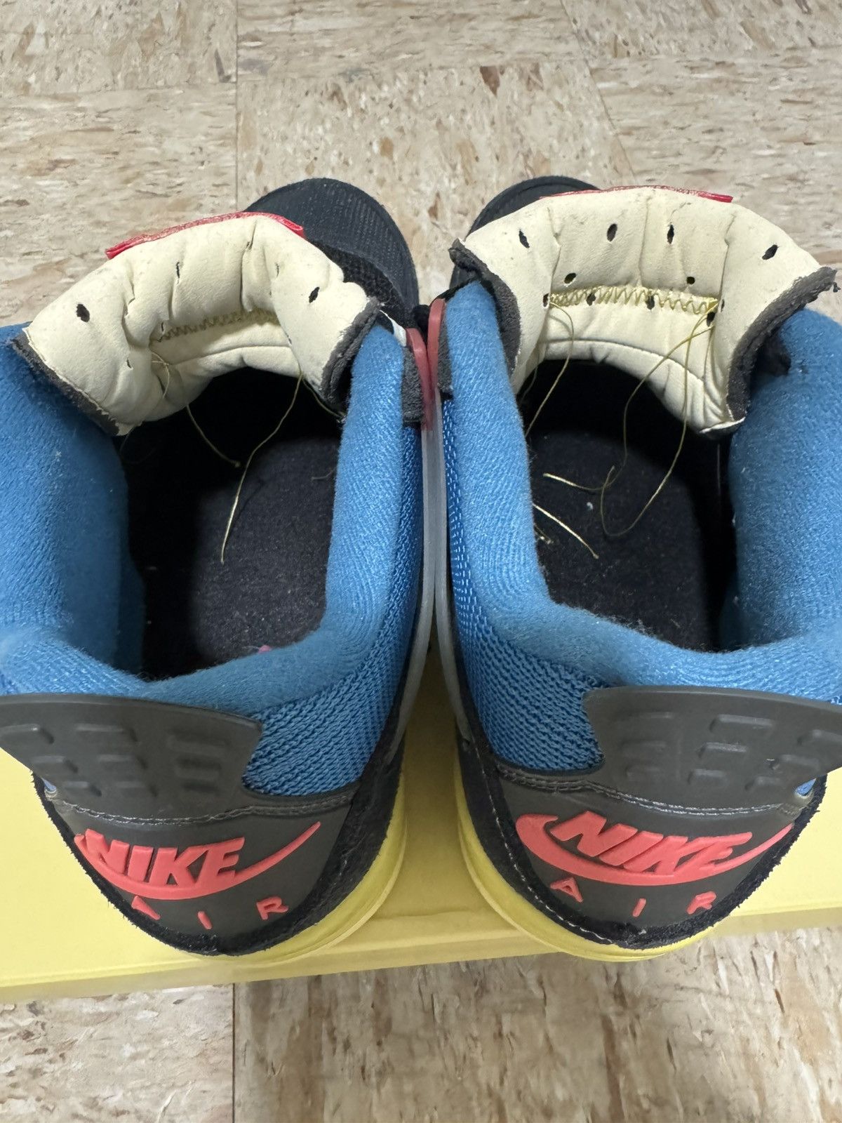 Nike Union LA x Air Jordan 4 Retro 'Off Noir' Size US 9.5 / EU 42-43 - 3 Thumbnail