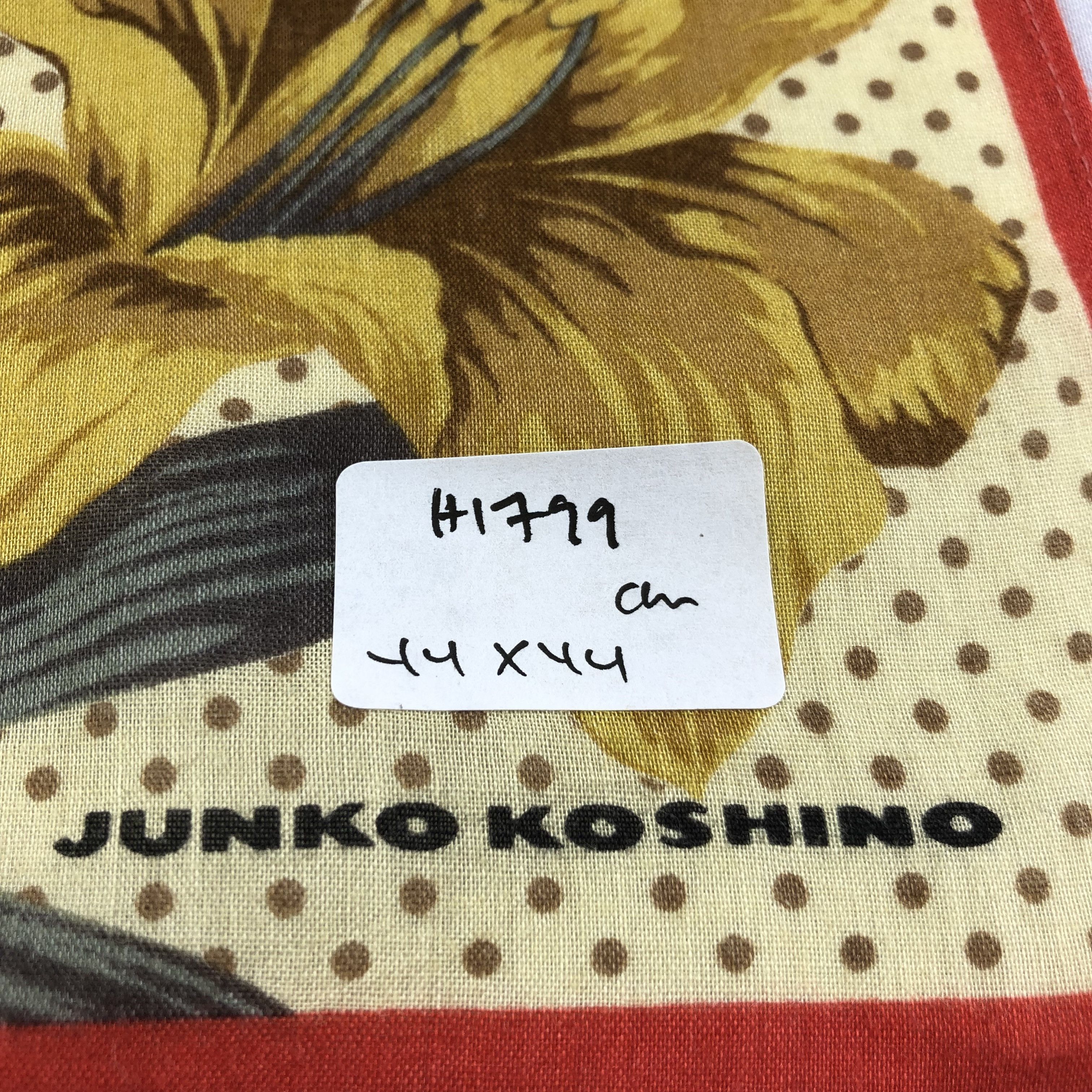 Mr. Junko Junko Koshino Handkerchief Neckerchief Bandana H1799 Size ONE SIZE - 5 Thumbnail