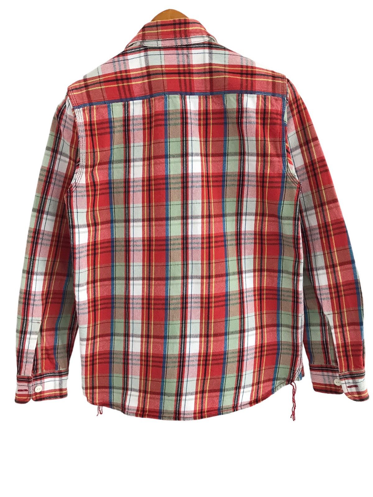 Japanese Brand KNACKERED by Houston Heavyweight Motorcycle Check Shirt Size US S / EU 44-46 / 1 - 10 Thumbnail