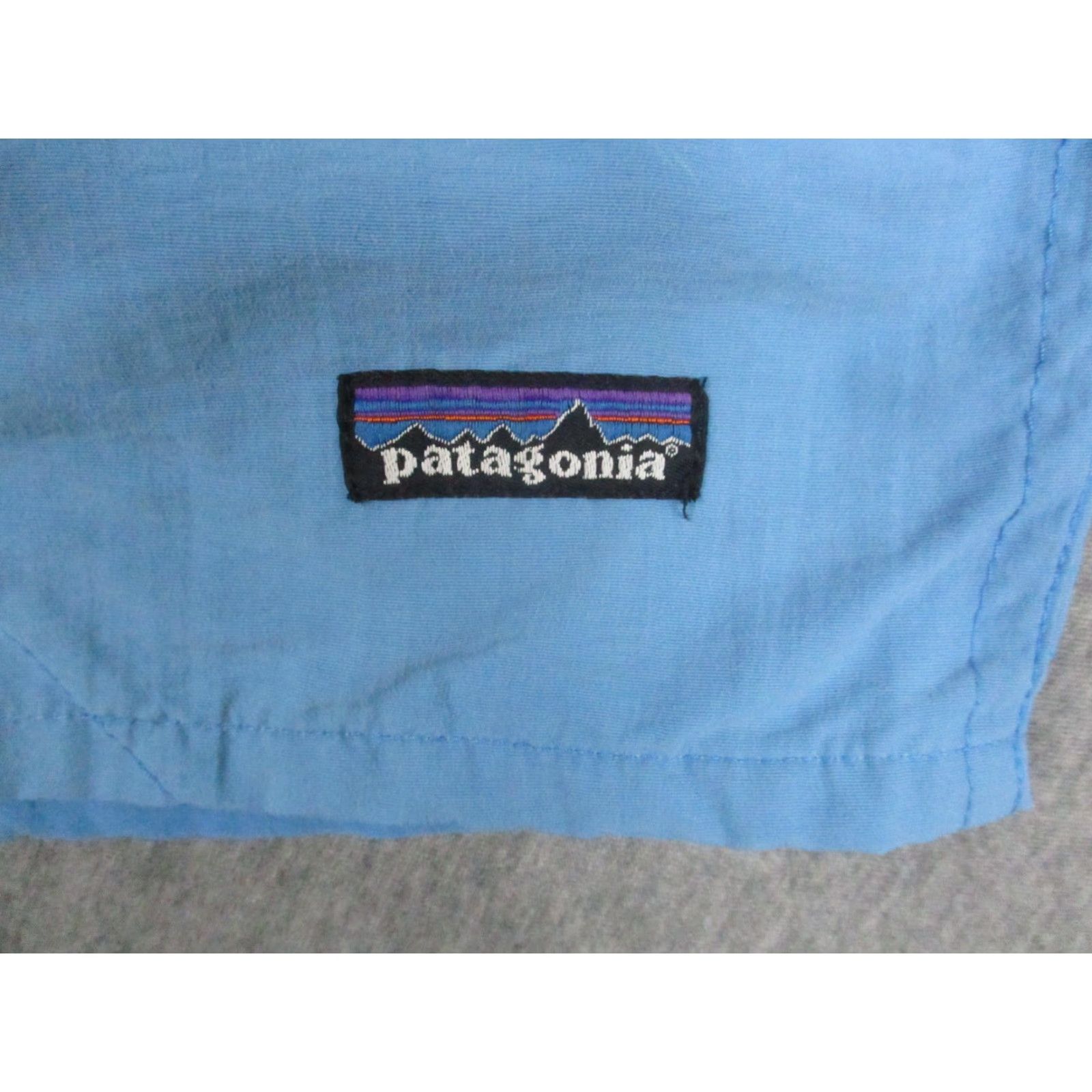 Patagonia Patagonia Swim Shorts Mens 8 Blue Baggies Elastic Waist Drawstring Pocket Size US 29 - 2 Thumbnail