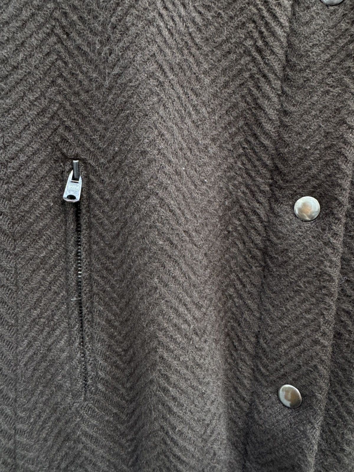 Veronique Branquinho Veronique Branquinho AW01 Waist-Cinched Draped Angora Coat Size S / US 4 / IT 40 - 4 Thumbnail