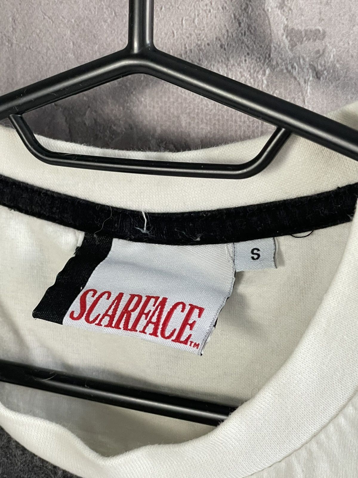 Vintage Vintage Scarface 2 Sides Tony Montana T-shirt Size US S / EU 44-46 / 1 - 8 Thumbnail