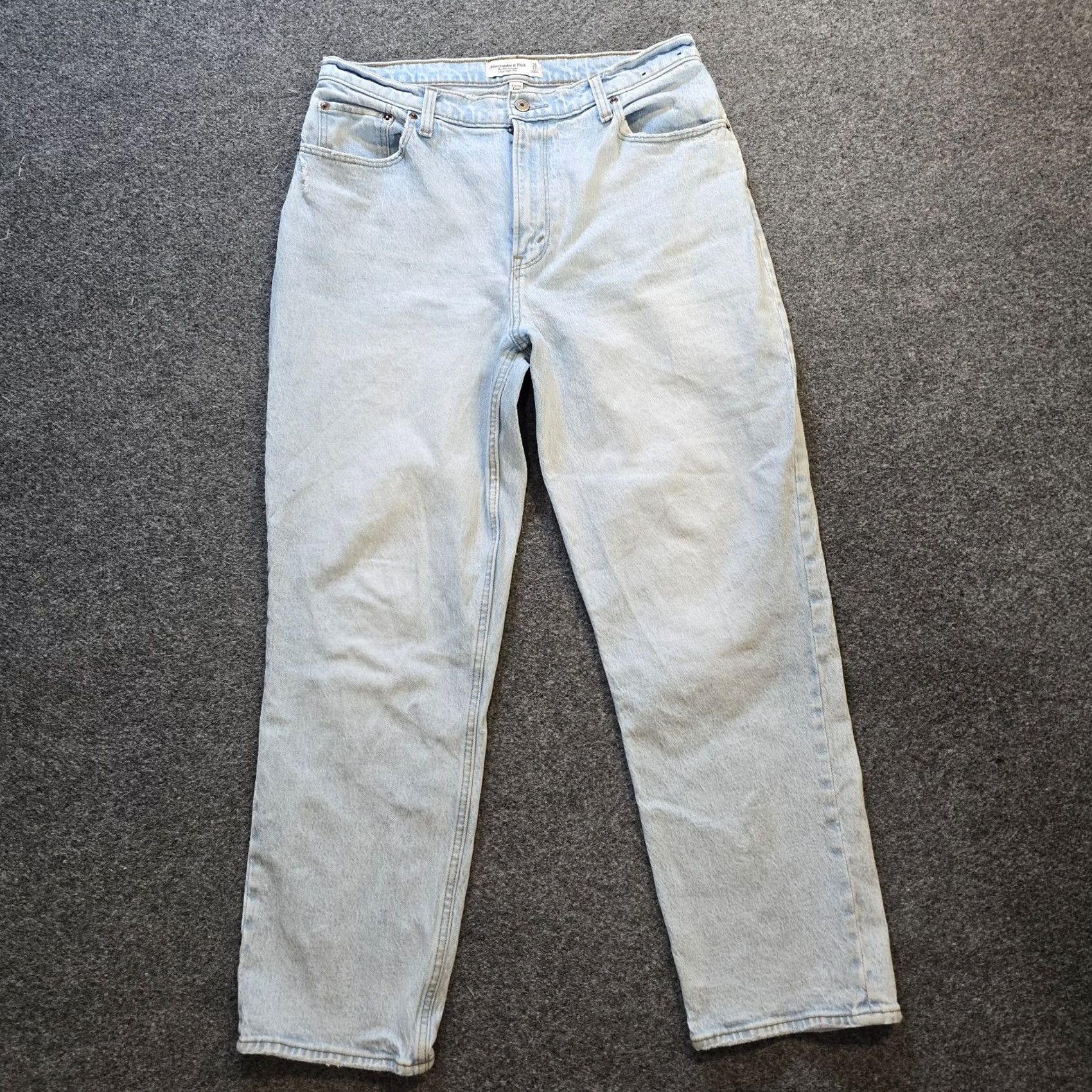 Abercrombie & Fitch Abercrombie & Fitch Jeans Womens Size 12 Short Blue 90s Straight High Rise Baggy Size 34" / US 12 / IT 48 - 2 Thumbnail