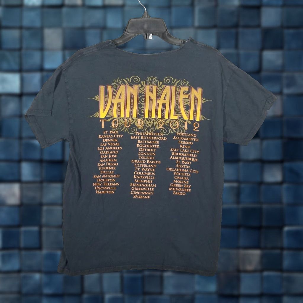 Vintage VINTAGE Van Halen Tattoo Tour Concert Band Shirt Small Rock Goth Graphic Print Crew Neck Mens S Black Size US S / EU 44-46 / 1 - 1 Thumbnail