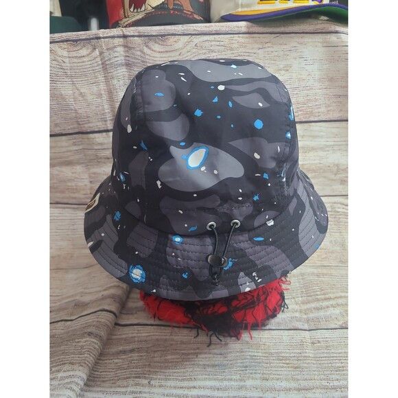 Bape Vtg Bape Space Camo Bucket Hat Size ONE SIZE - 4 Thumbnail
