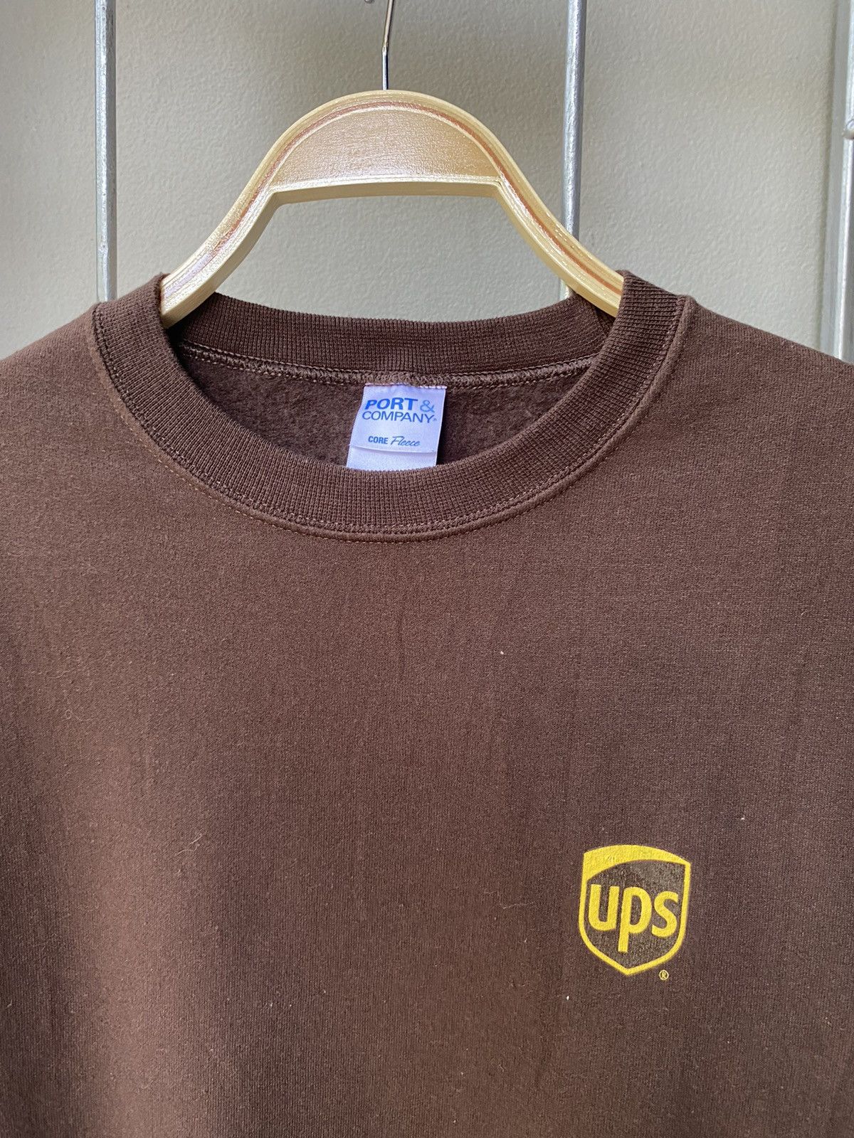 Vintage UPS long sleeves brown shirt Size US S / EU 44-46 / 1 - 12 Thumbnail