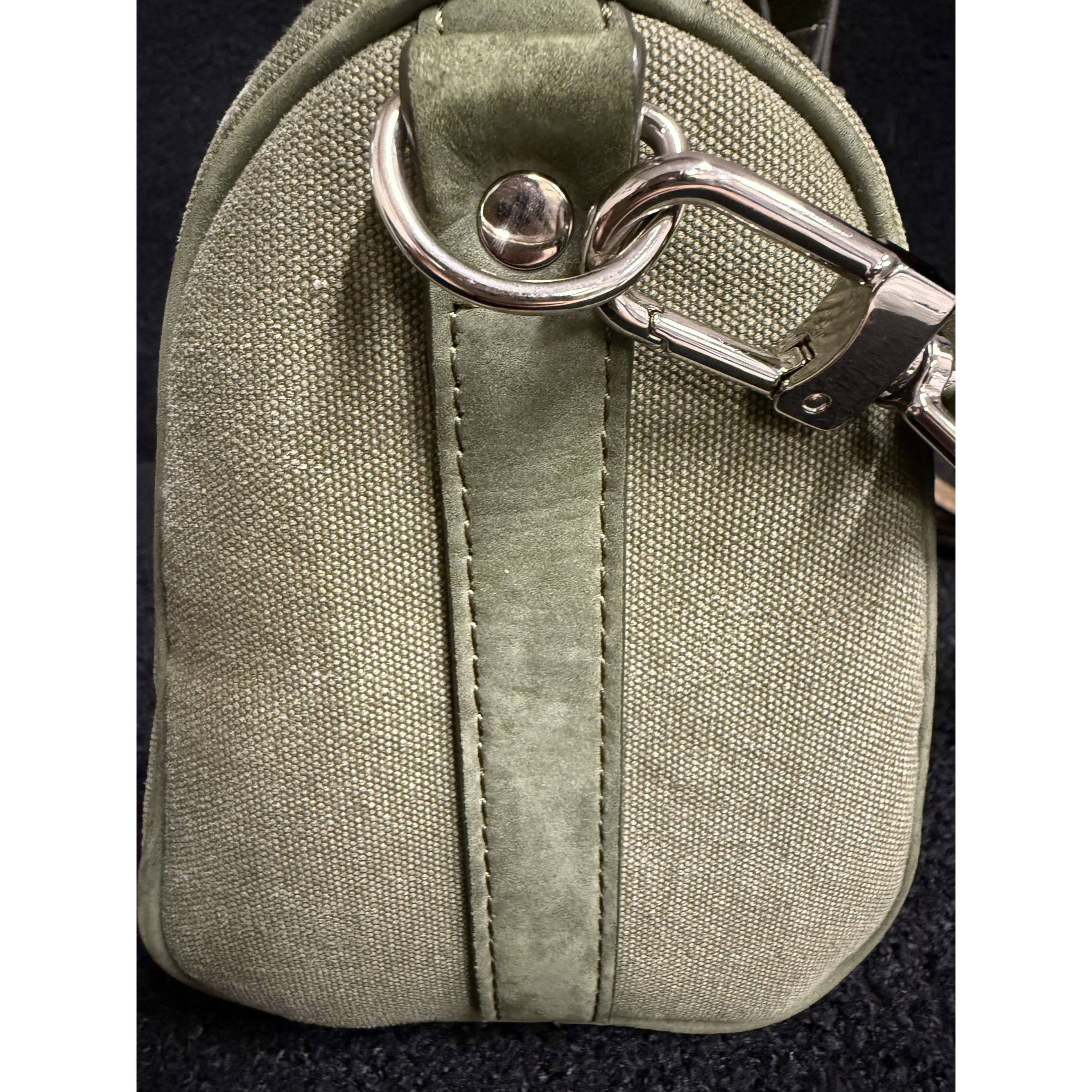 READYMADE Readymade Olive Green Canvas Overnight Bag Made In Japan Size ONE SIZE - 11 Thumbnail