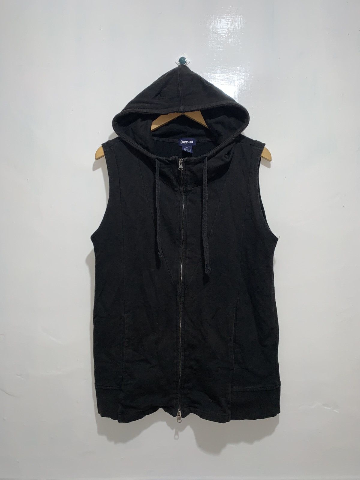 Japanese Brand Dayson Vest Zip Up Hoodie Black Punk Rock n Roll Style Size US M / EU 48-50 / 2 - 3 Thumbnail
