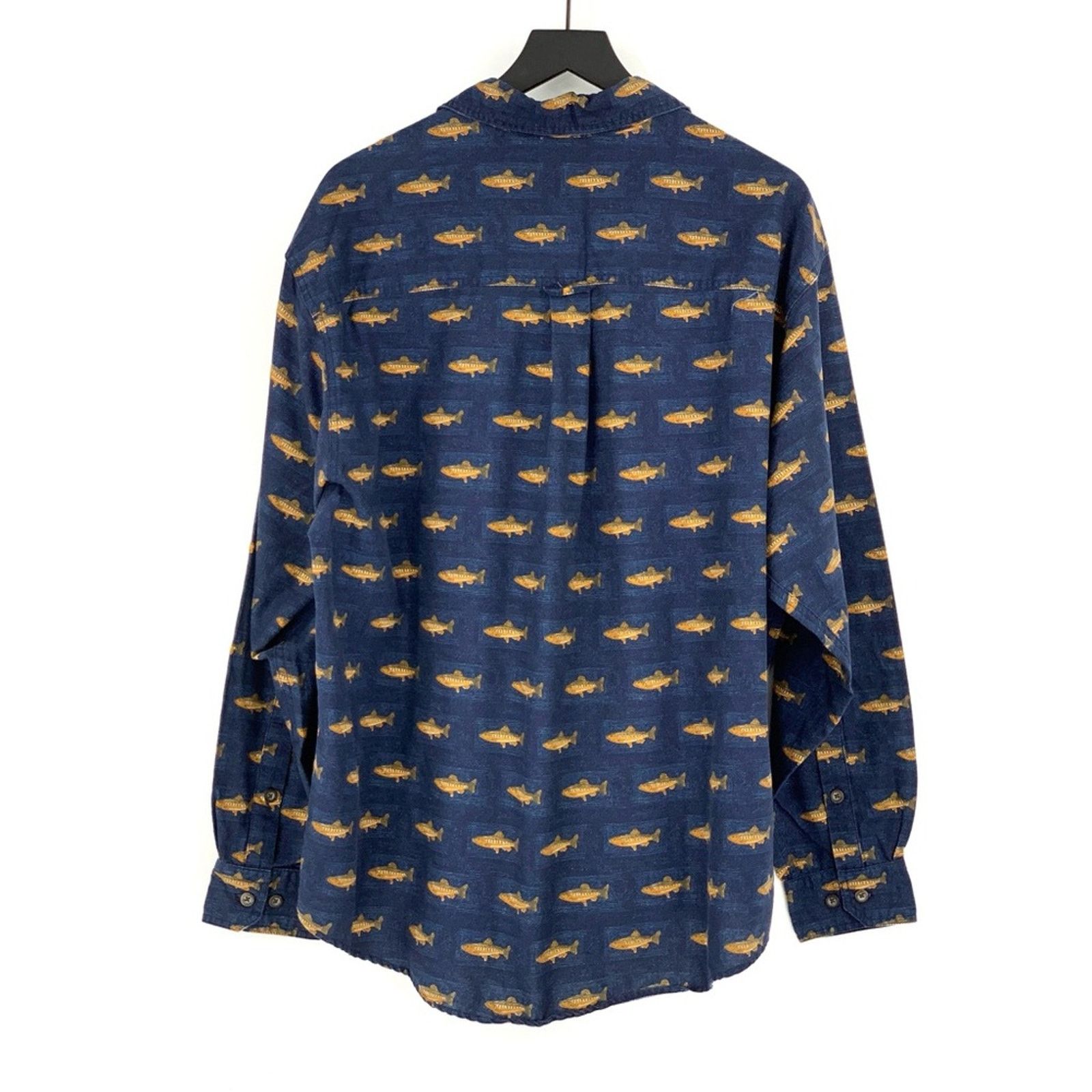 Other WOOLRICH Trout Long Sleeve Casual Button Down Navy Yellow XL Size US XL / EU 56 / 4 - 7 Thumbnail