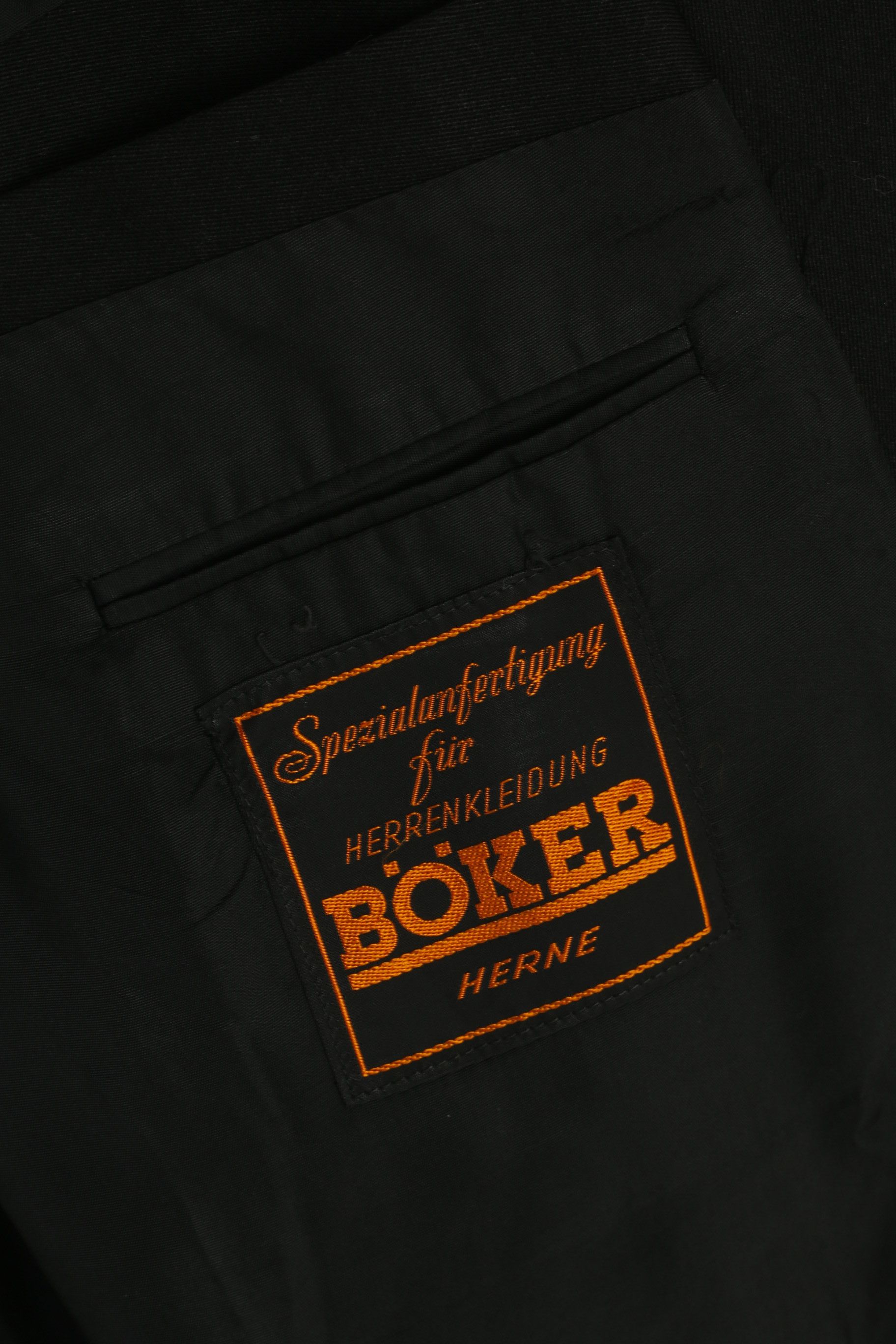 Vintage BOKER Herne Men 40 Blazer Black West Germany 7760 Size 40R - 5 Thumbnail