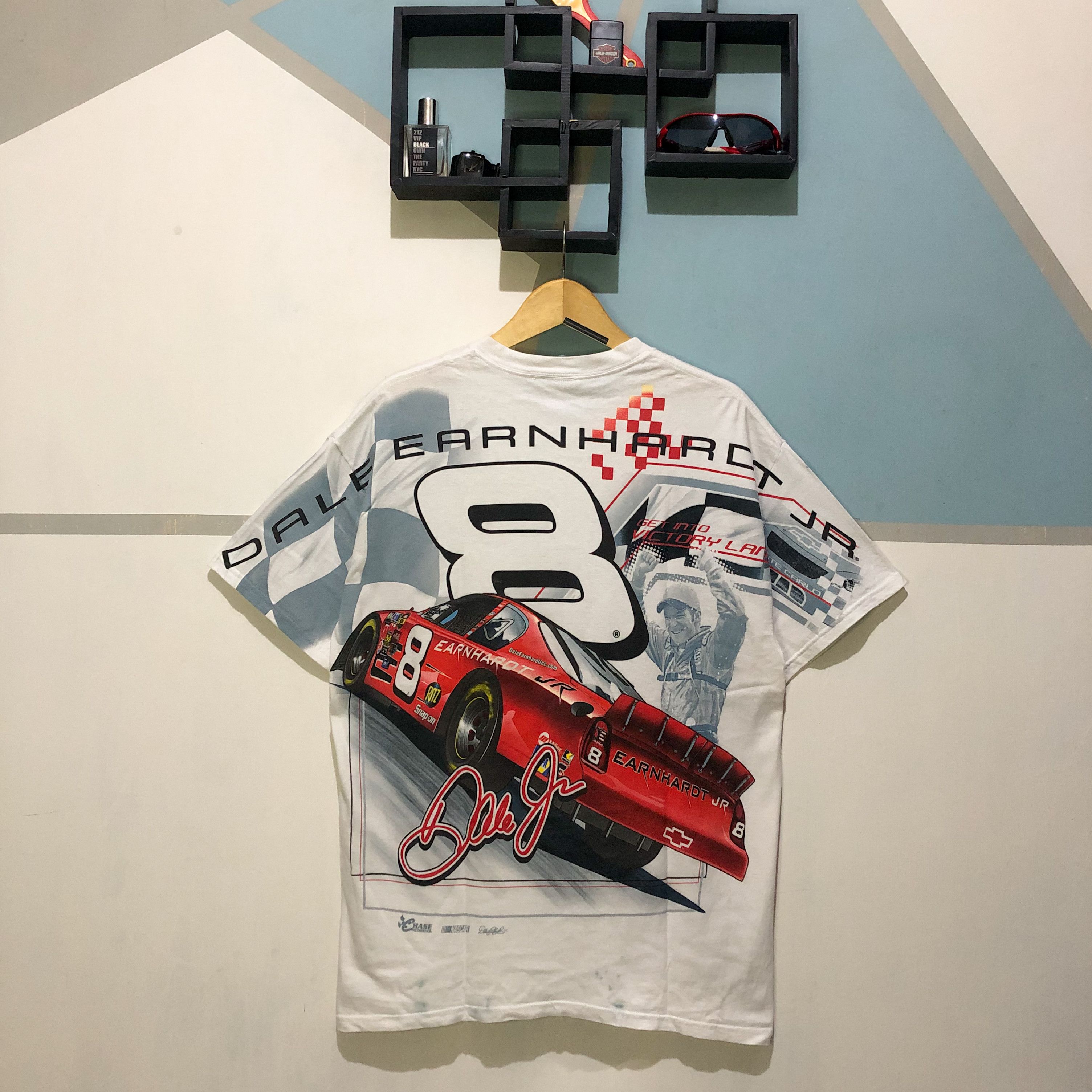 Chase Authentics Vintage Dale Earnhardt Jr All Over Print NASCAR T-Shirt Size US L / EU 52-54 / 3 - 16 Thumbnail