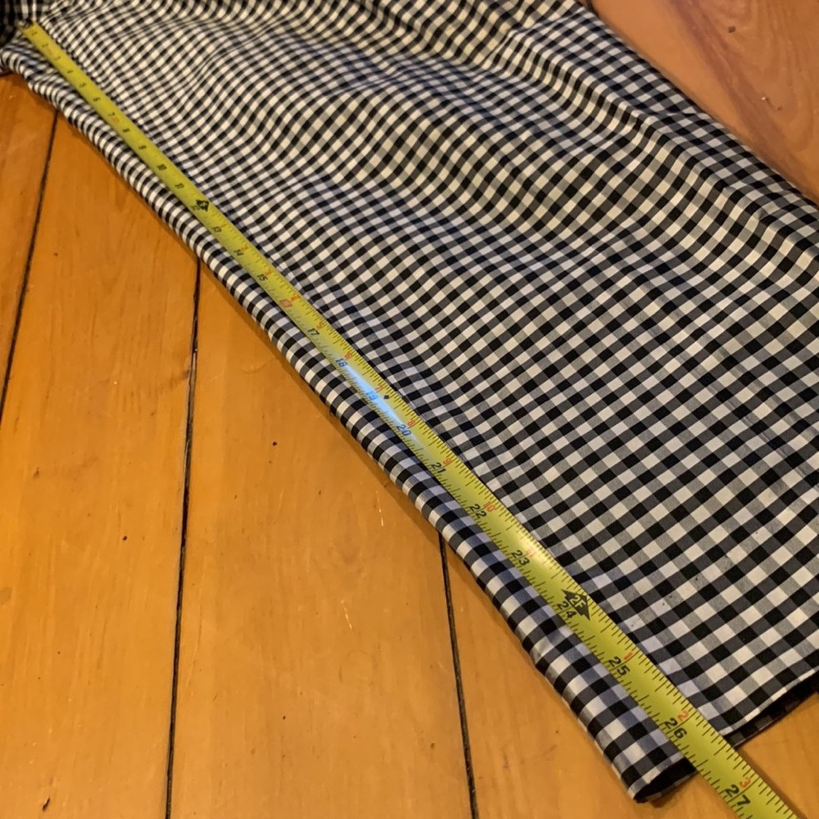 Evan Picone 90’s Evan-Picone black&white gingham check silk lined pants Size 28" / US 6 / IT 42 - 10 Thumbnail