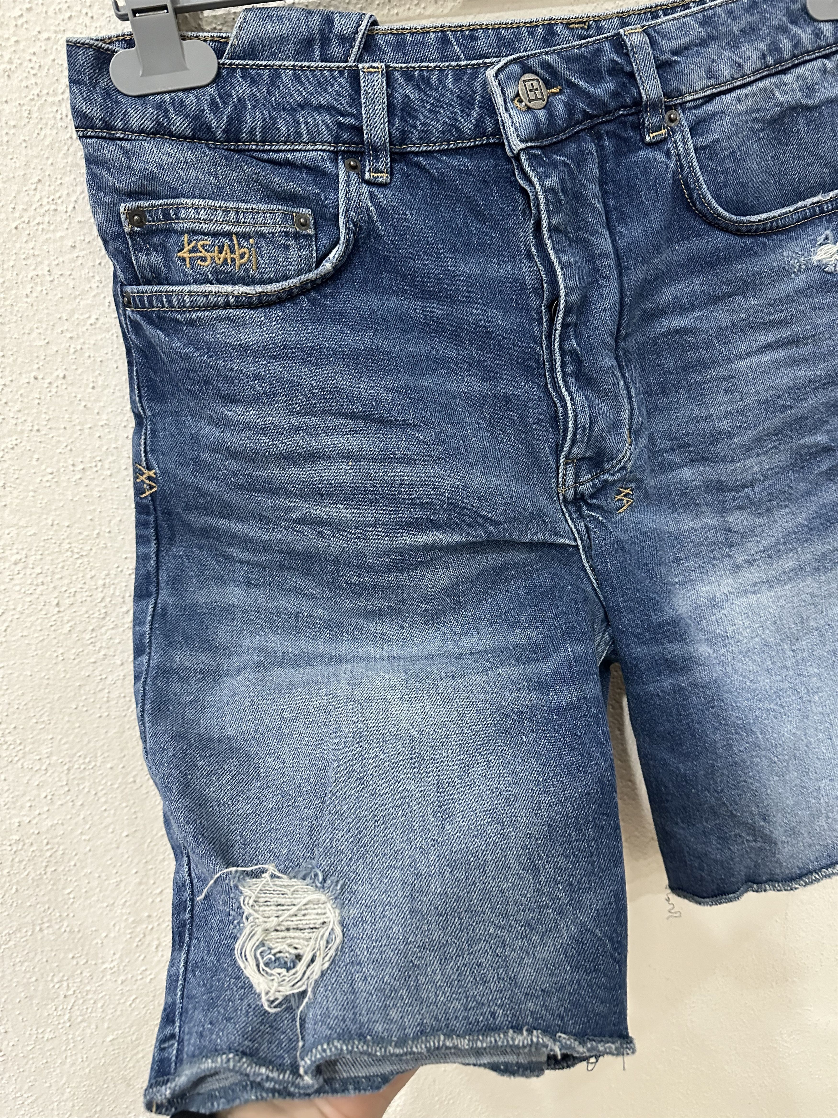 Ksubi Ksubi Denim Shorts Blue Size 34 RARE Size US 34 / EU 50 - 5 Thumbnail