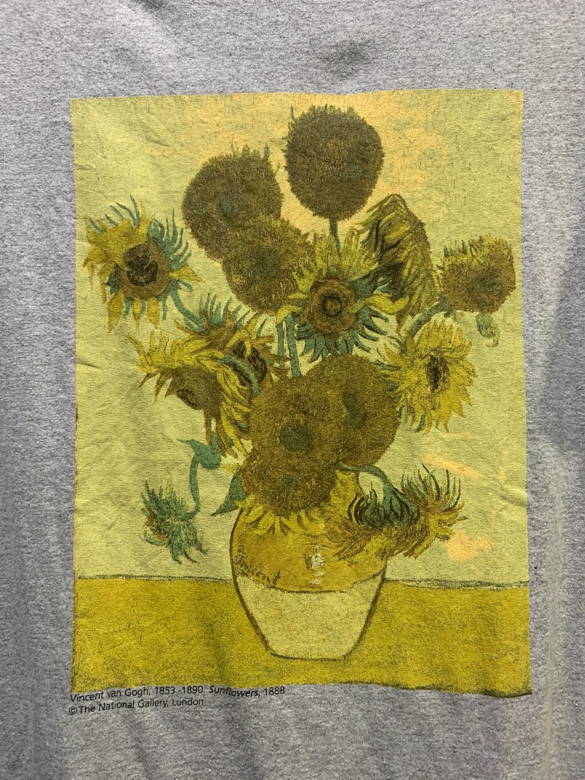 Vintage Vintage VINCENT VAN GOGH “1853-1890, SUNFLOWER, 1888” Size US M / EU 48-50 / 2 - 6 Thumbnail