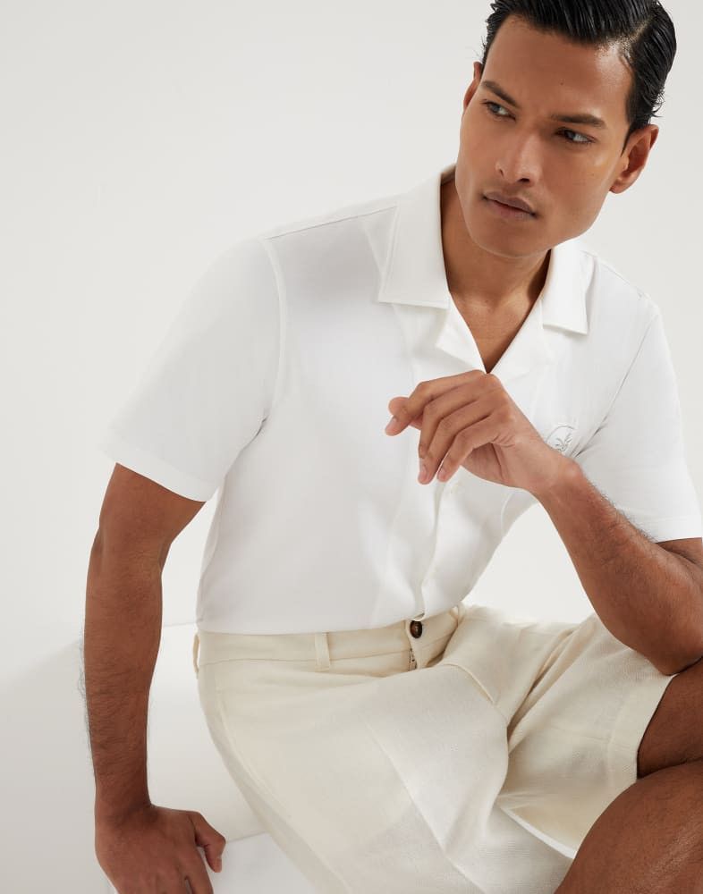 Brunello Cucinelli o1w1db10825 T-Shirt Shirt in White Size US S / EU 44-46 / 1 - 3 Thumbnail