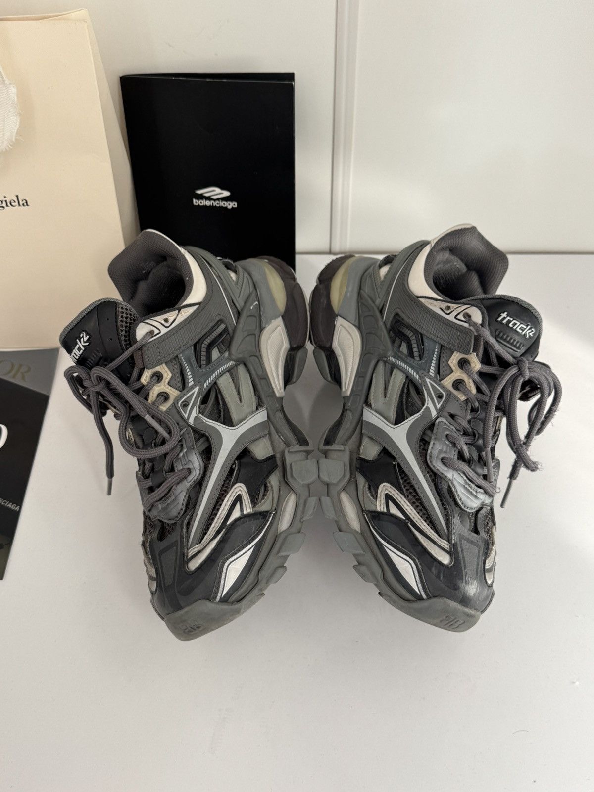 Balenciaga ⛔️Balenciaga track 2 grey white Size US 7 / EU 40 - 3 Thumbnail