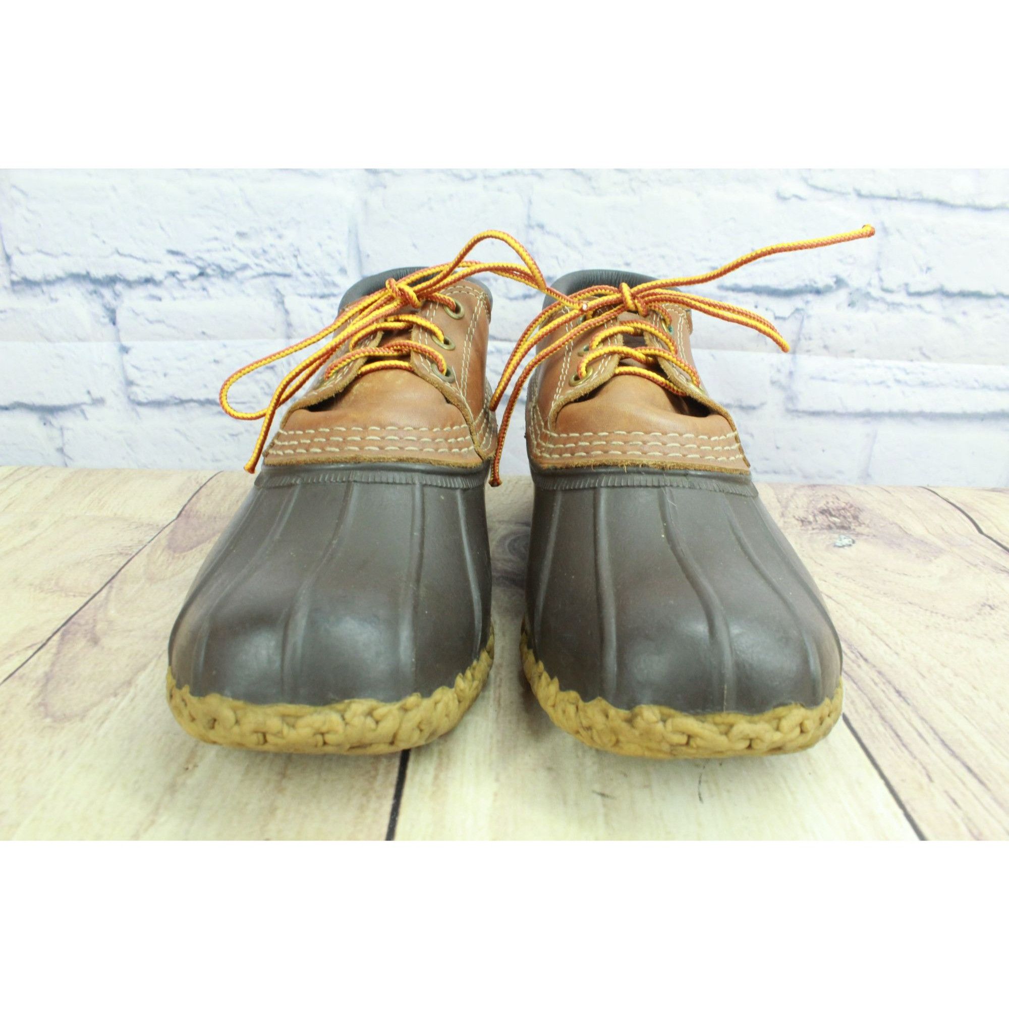 L.L. Bean LL Bean Women’s Leather Padded Collar Gumshoe Duck Boots Size US 8 / IT 38 - 4 Thumbnail