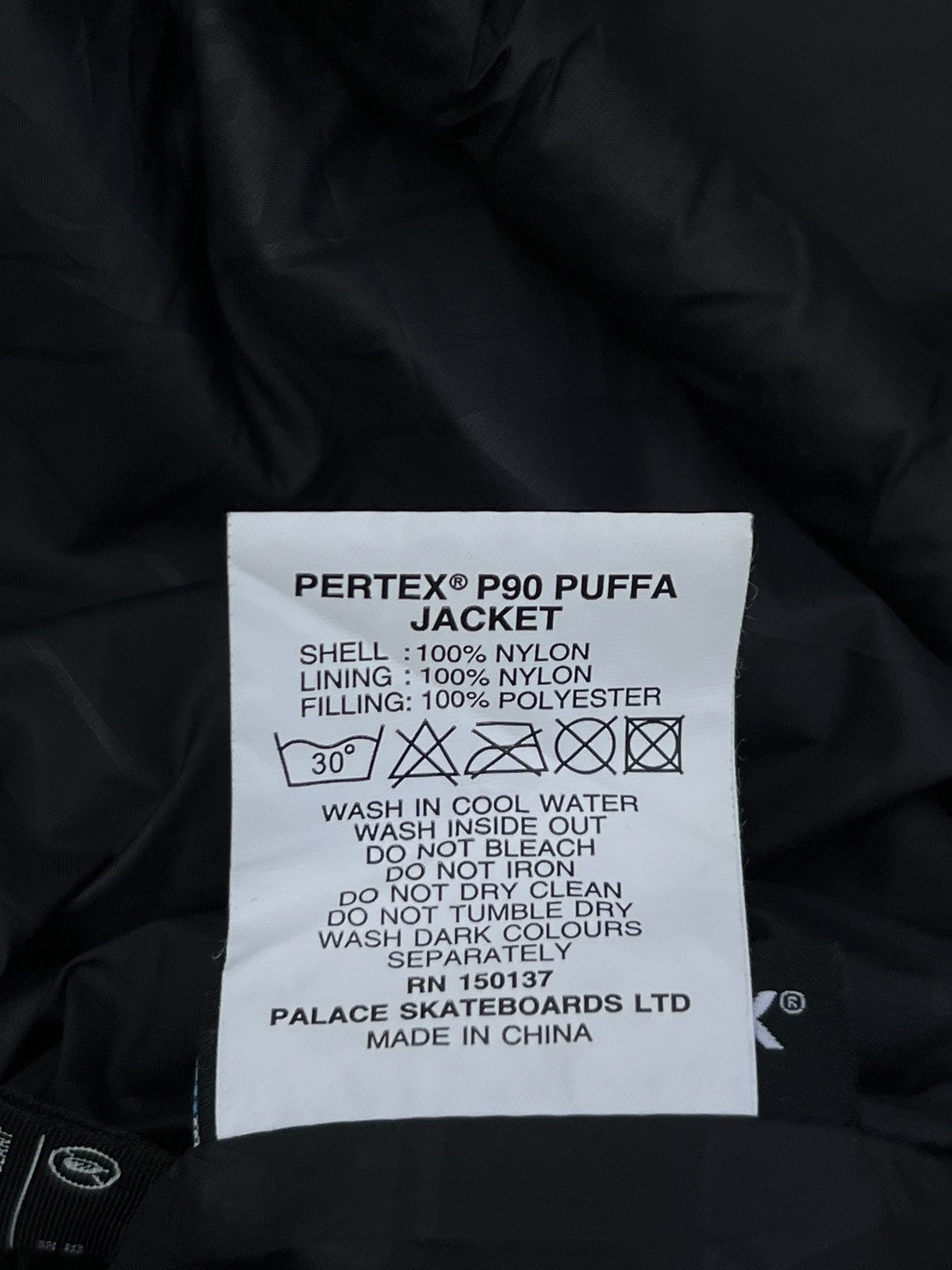 Palace Palace Pertex P90 Puffa Jacket Black (SS23)- (Large) Size US L / EU 52-54 / 3 - 21 Thumbnail