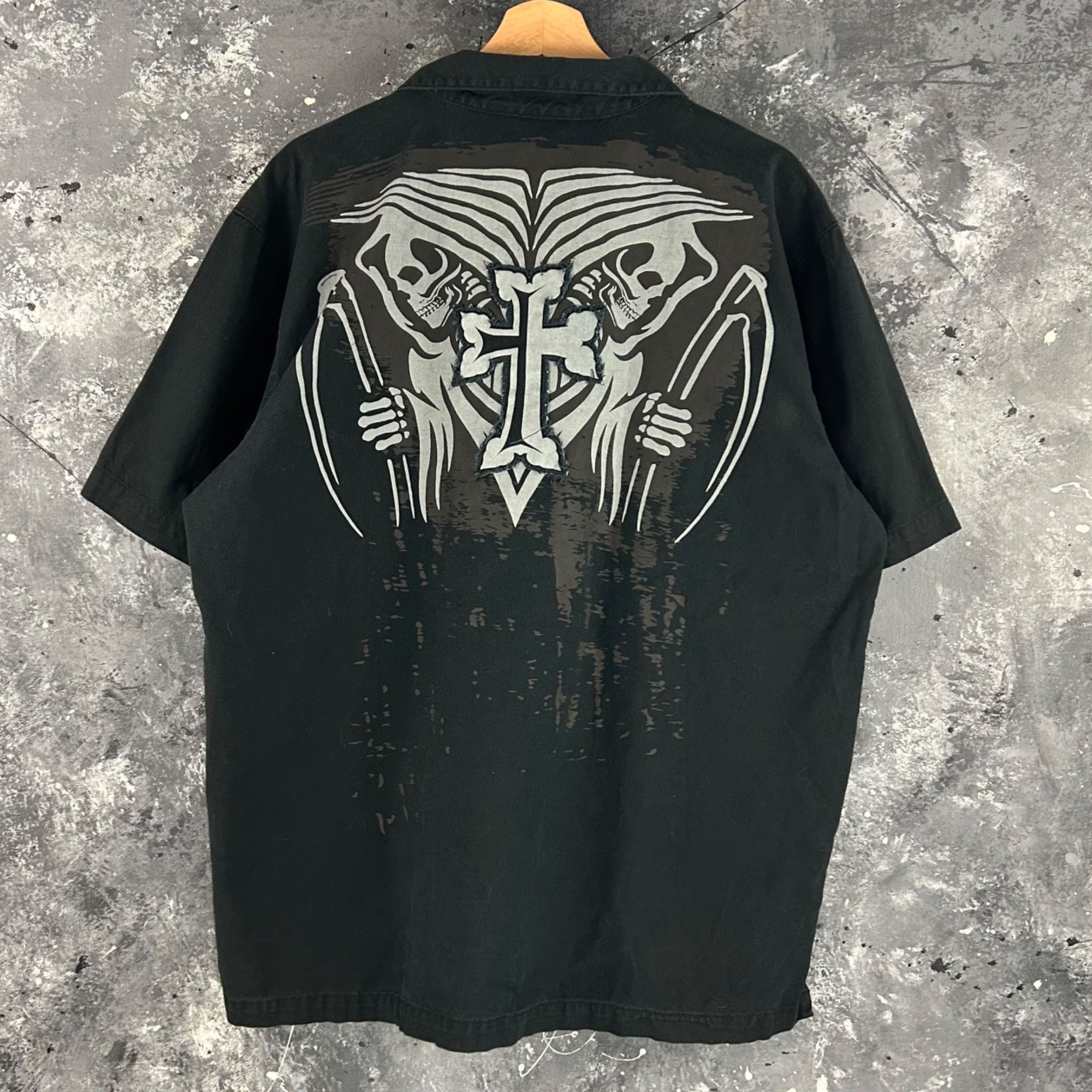 Harley Davidson Vintage 1990’s Harley Davidson button shirt Size US XL / EU 56 / 4 - 1 Thumbnail