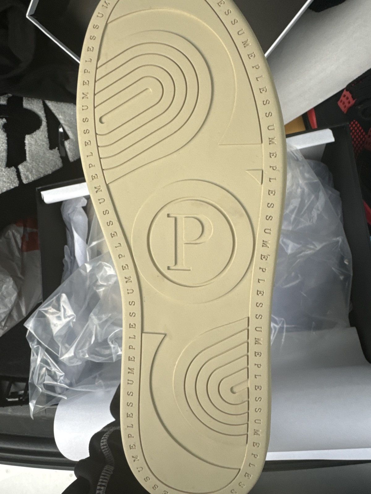 image of Plessume Slam High Shoes in Grey, Men's (Size 7)
