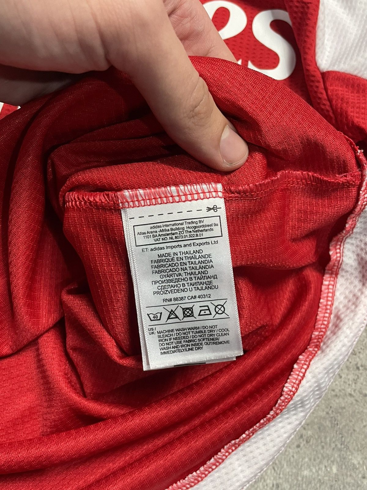 Adidas Arsenal Adidas 2022/2023 Home Kit Soccer Jersey Football Size US L / EU 52-54 / 3 - 10 Thumbnail