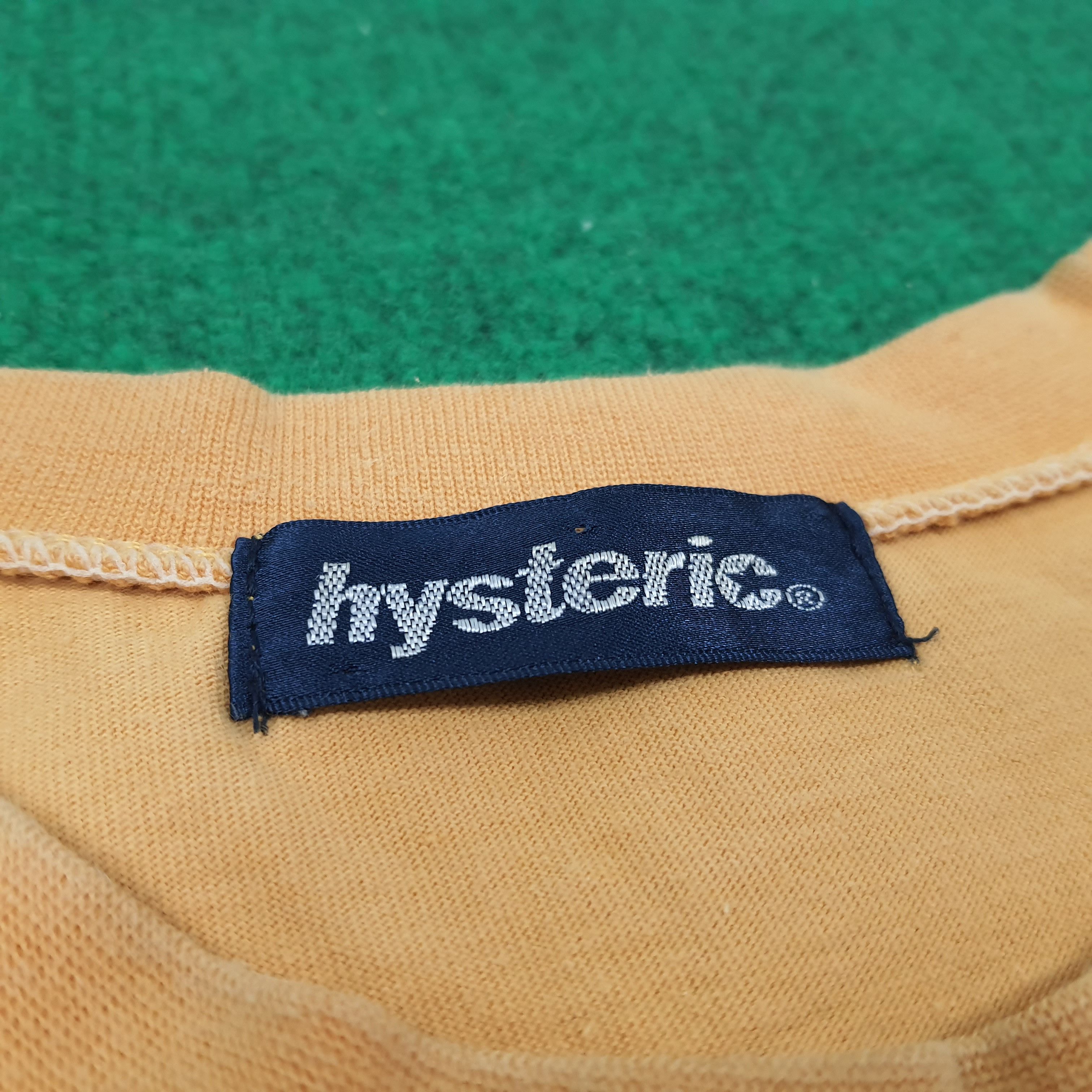 Hysteric Glamour × Japanese Brand × Vintage Vintage Hysteric Glamour Japan Streetwear Tshirt C219N48 Size US S / EU 44-46 / 1 - 5 Thumbnail