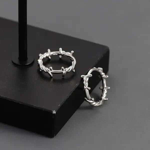 Jewelry Torn punk earrings （1pairs） Size ONE SIZE - 6 Thumbnail