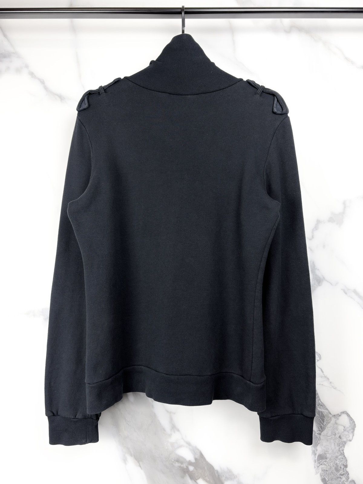 Raf Simons AW05 Raf Simons Military Epaulette Buttoned Neck Sweatshirt Size US L / EU 52-54 / 3 - 2 Thumbnail